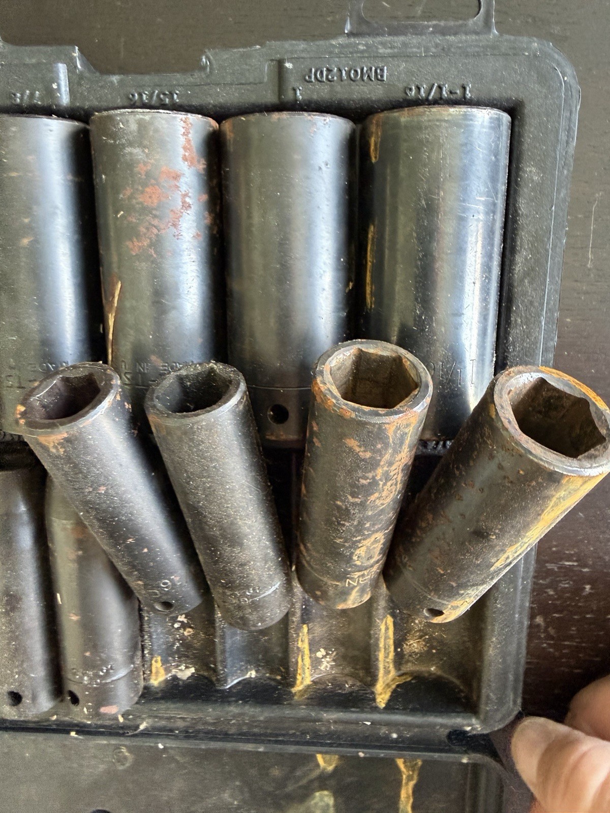 Craftsman 1/2″ Drive 6pt 12 Piece SAE Deep Impact Socket Set 919440 3/8 – 1 1/16
