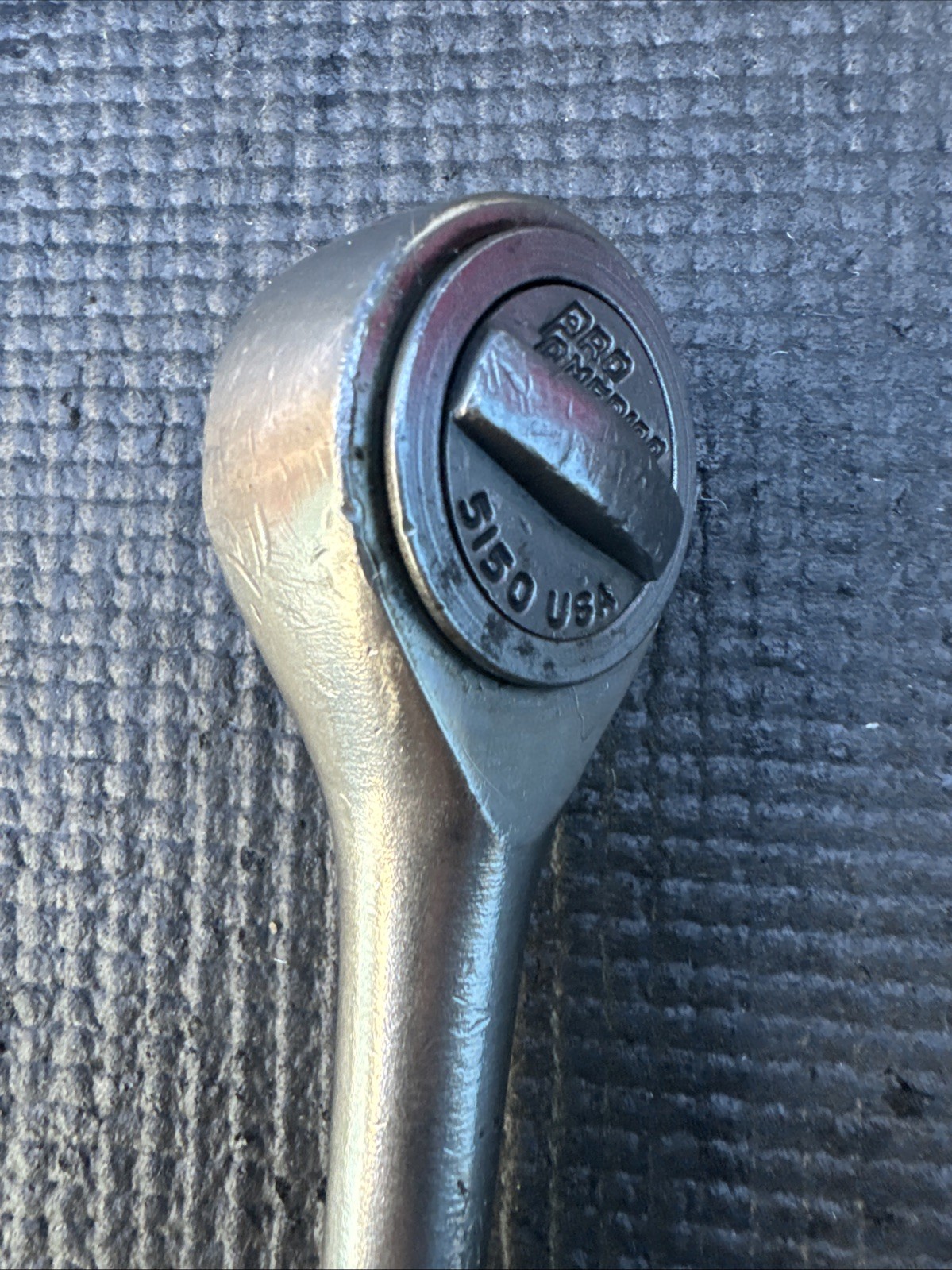 ProAmerica 3/8» Drive Knurled Handle Ratchet 5150 USA Etched Rare