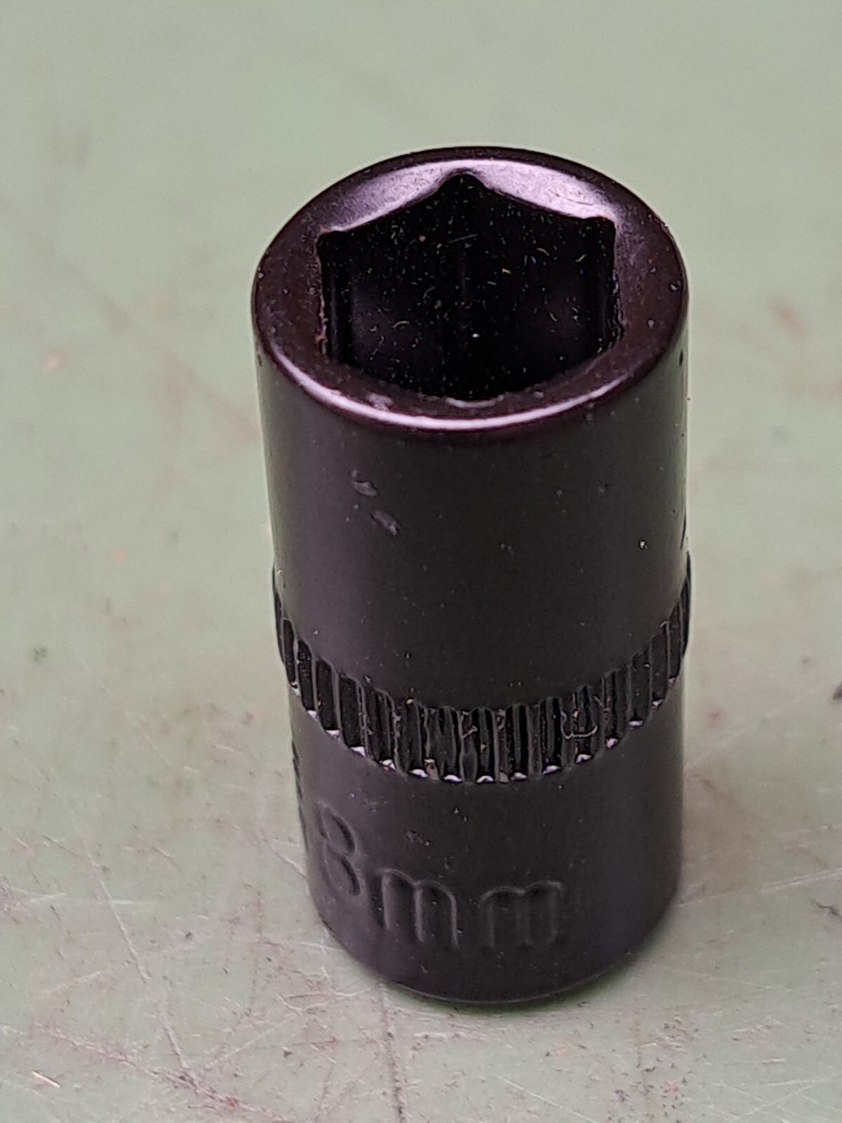 8mm 1/4 Black Chrome Vanadium Socket Metric