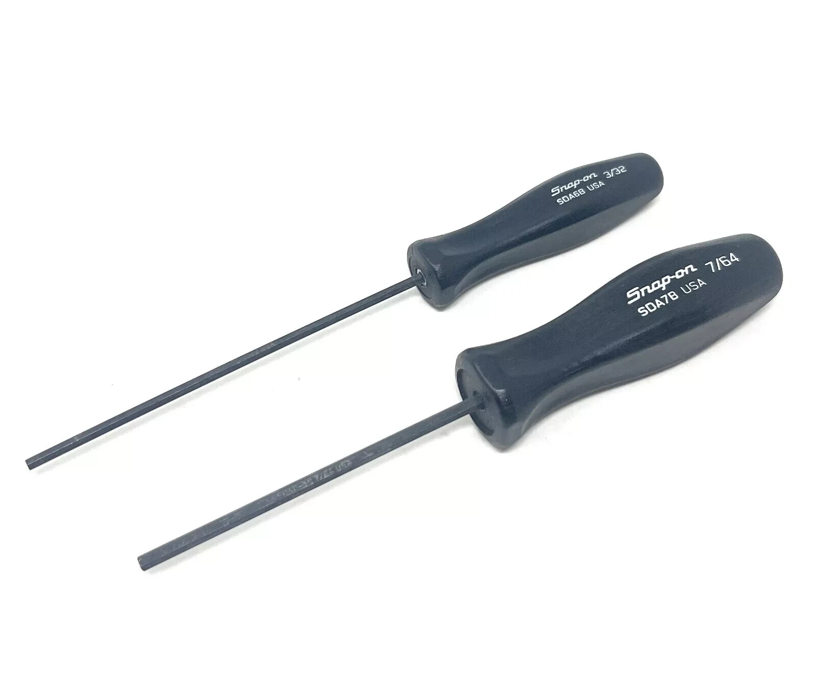 Snap-On Tools 2-piece Hex Tip Screwdriver 3/32″ & 7/64″ Made in USA