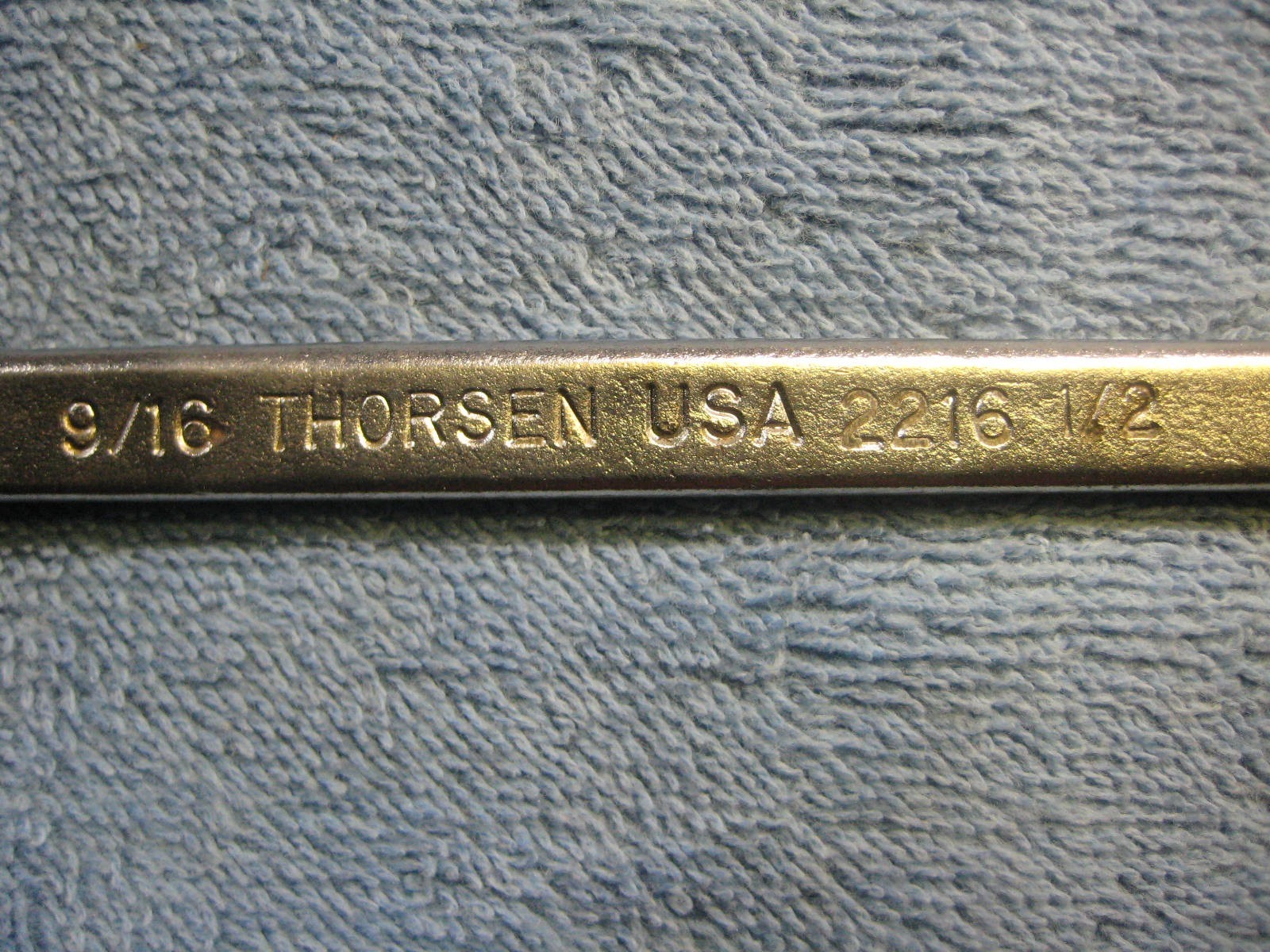 Thorsen Tools 1/2 x 9/16, Box End Wrench, 12pt, No. 2216, Vintage Made in USA