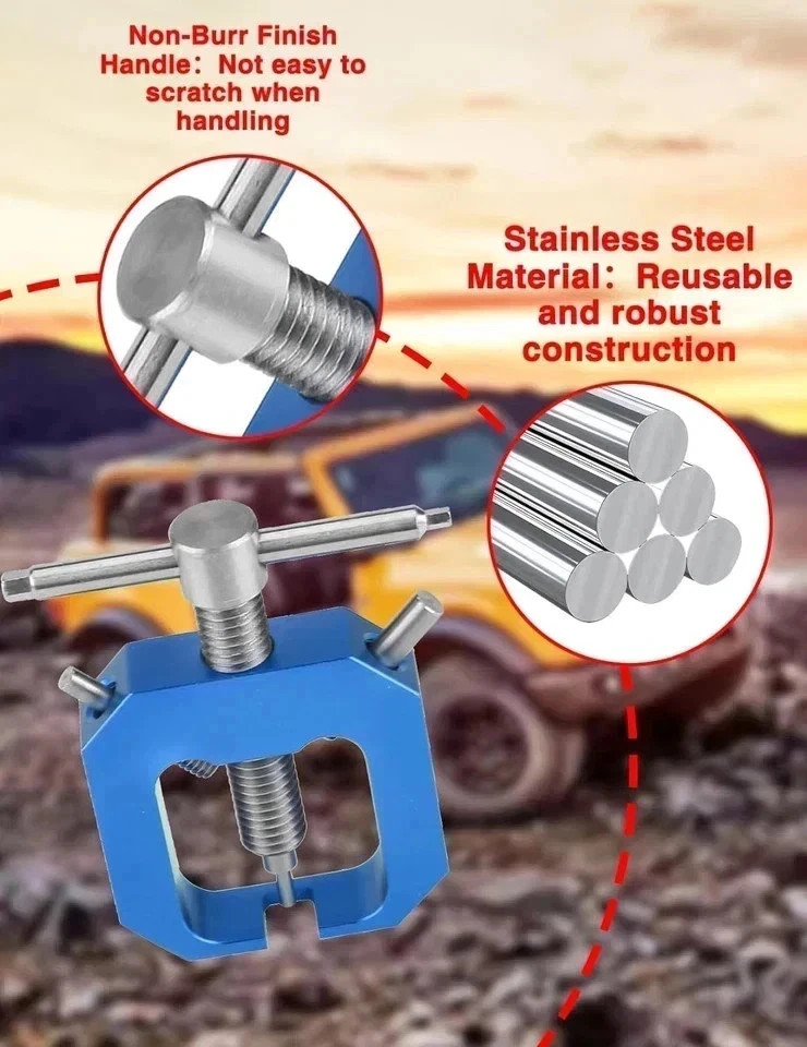Mini Gear Pullers, RC Pinion Bearing Puller Stainless Steel Small Gear Blue