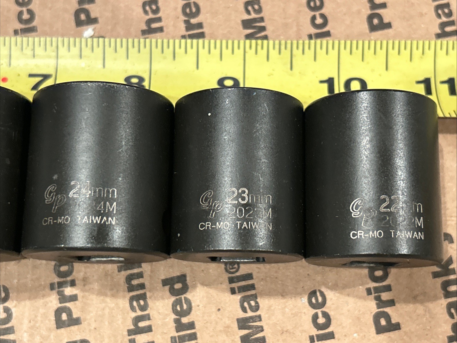 Grey Pneumatic 1/2″ Dr. 22mm – 27mm Shallow Metric Add On To Snap On 310IMMYA
