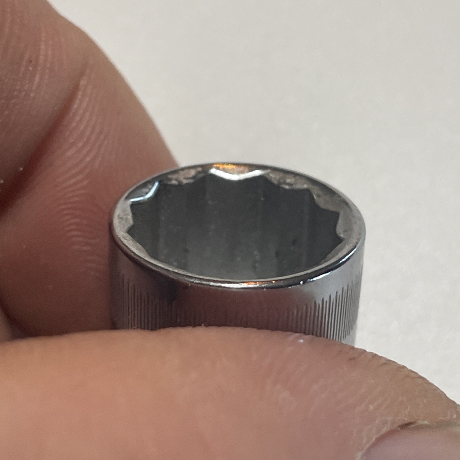 Vintage Craftsman -V-44305 Shallow Socket, 14mm, 3/8” drive, 12 point – USA