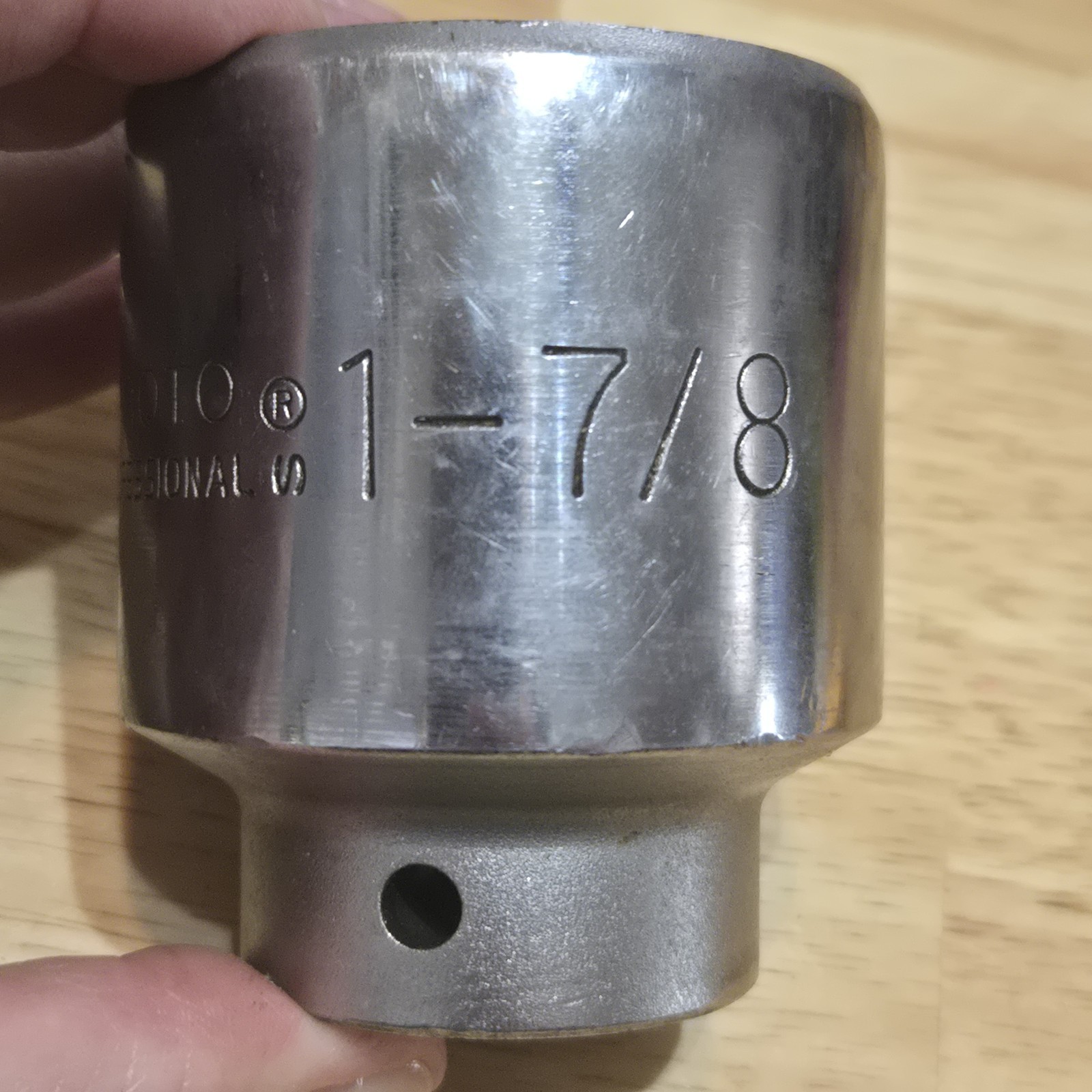 Proto 5560 1-7/8in Socket, 3/4 – in Drive 12 Point, Chrome 1 7/8″ Made In USA
