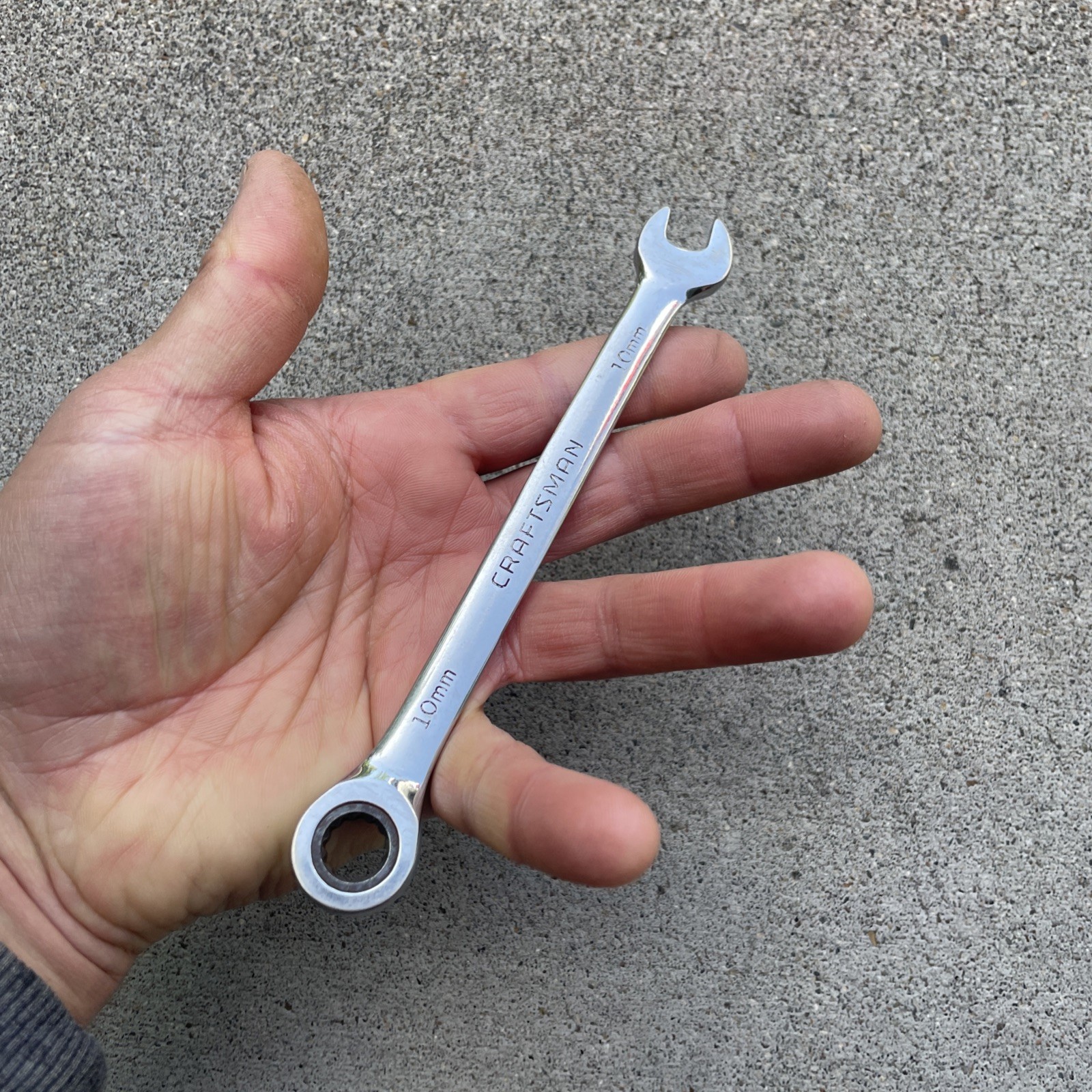 Craftsman 10mm Ratcheting Combination Wrench 12 Point D-AD 42569
