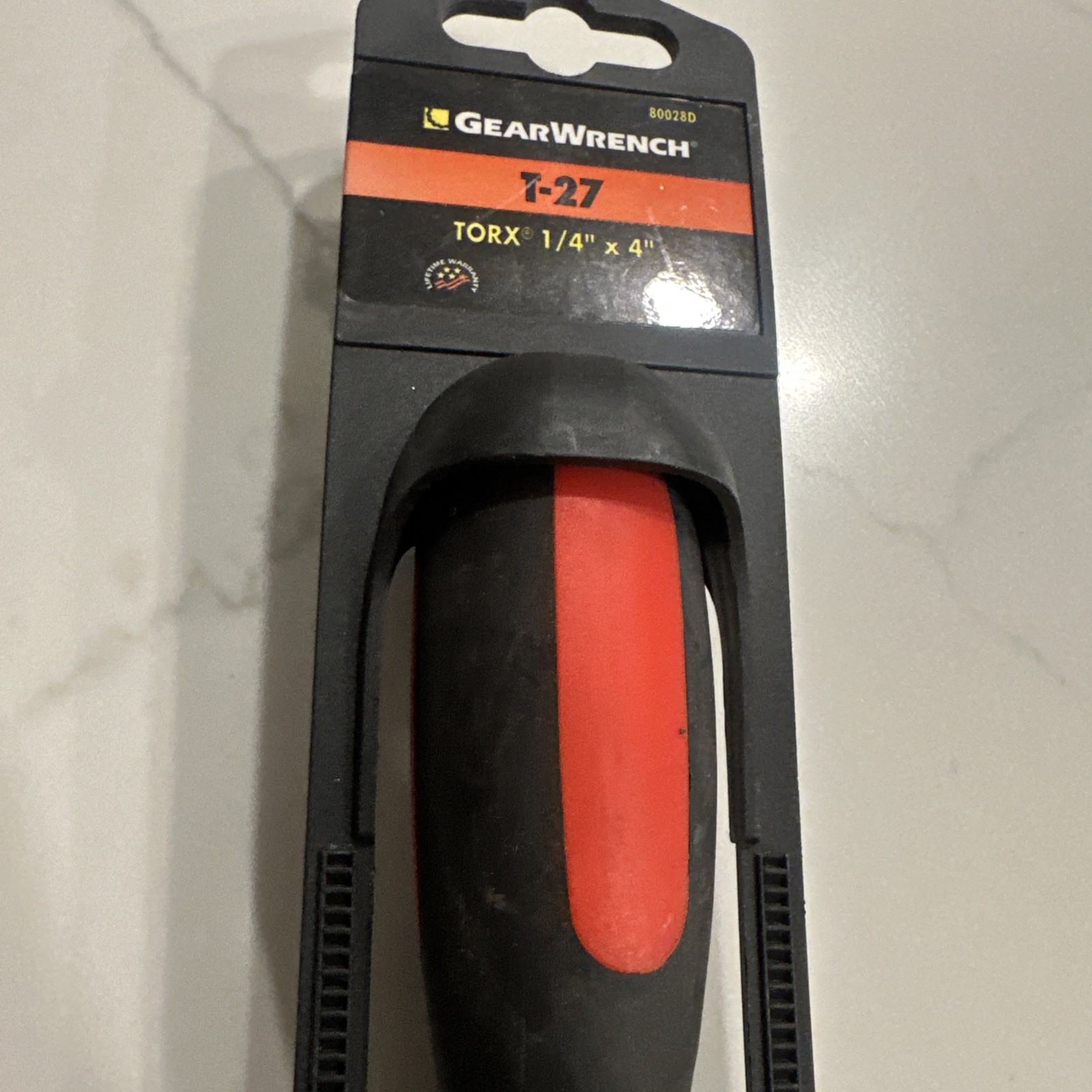 GearWrench T-27 x 6″ Torx Star ScrewDriver Dual Material Grip 80028D New