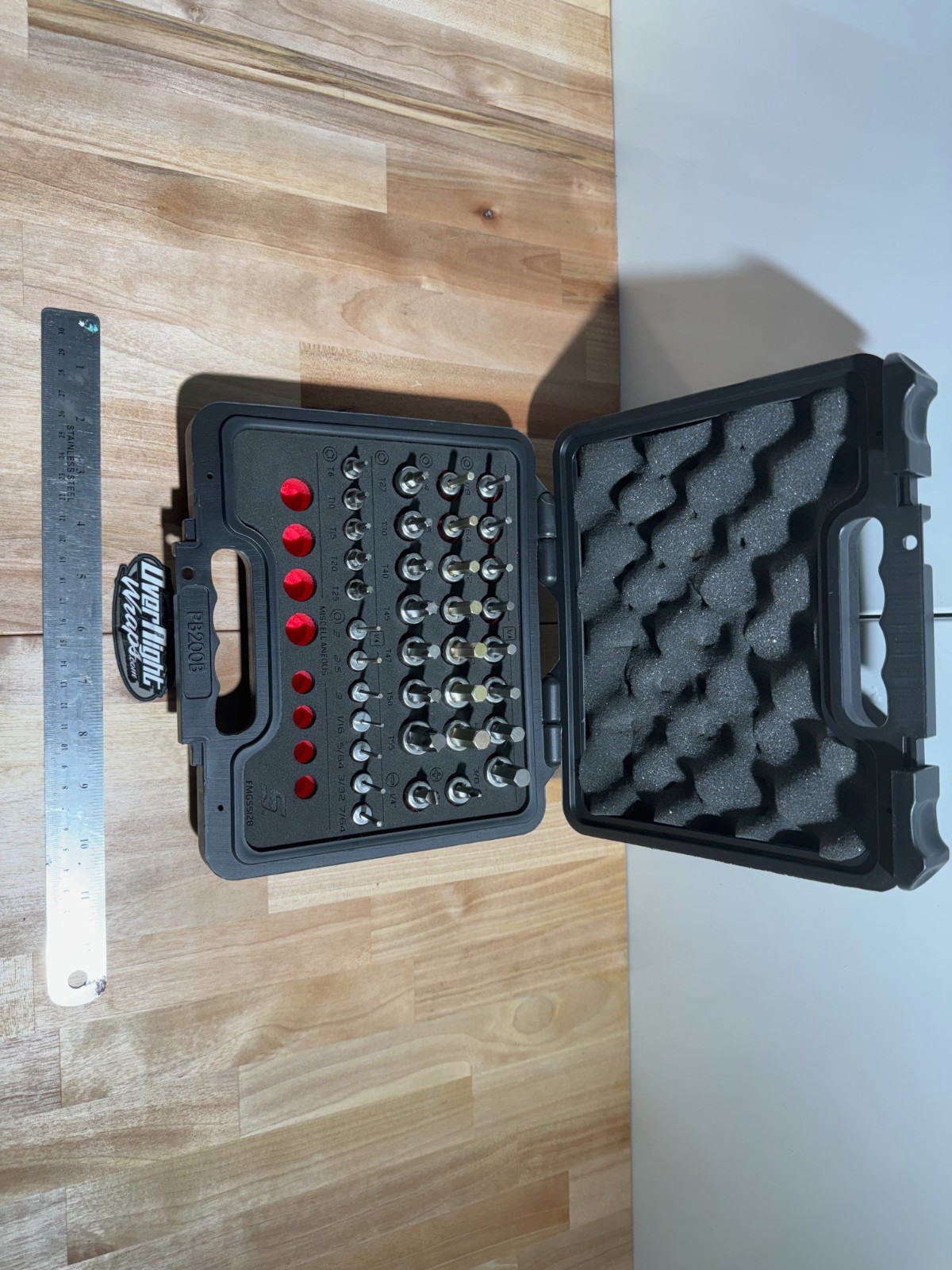 Snap-on Tools USA NEW 36pc 1/4″ & 3/8″ Drive Combo Bit Socket Foam Set 236EFSFR
