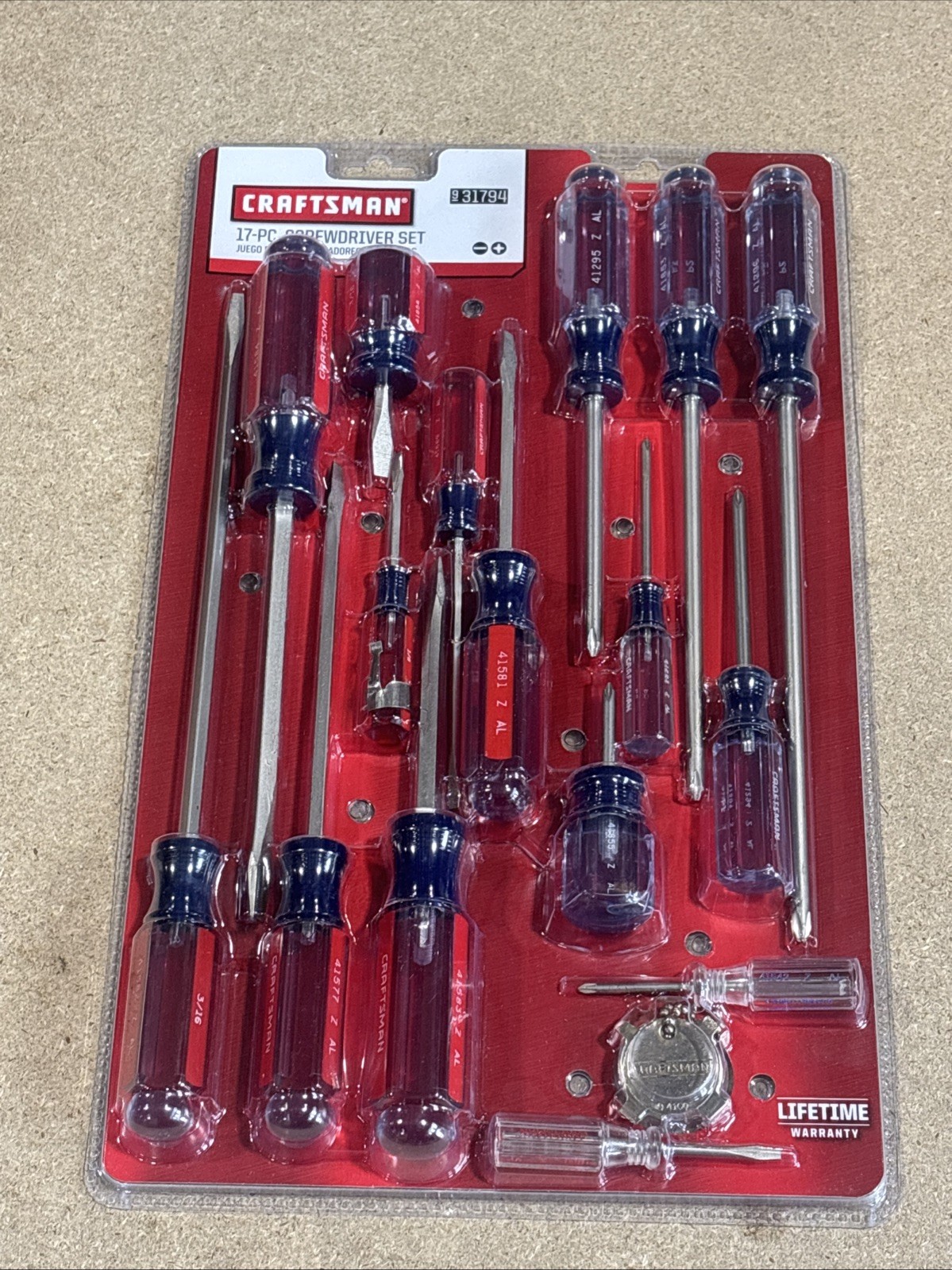 CRAFTSMAN 17 PIECES SCREWDRIVER SET# 31794 New