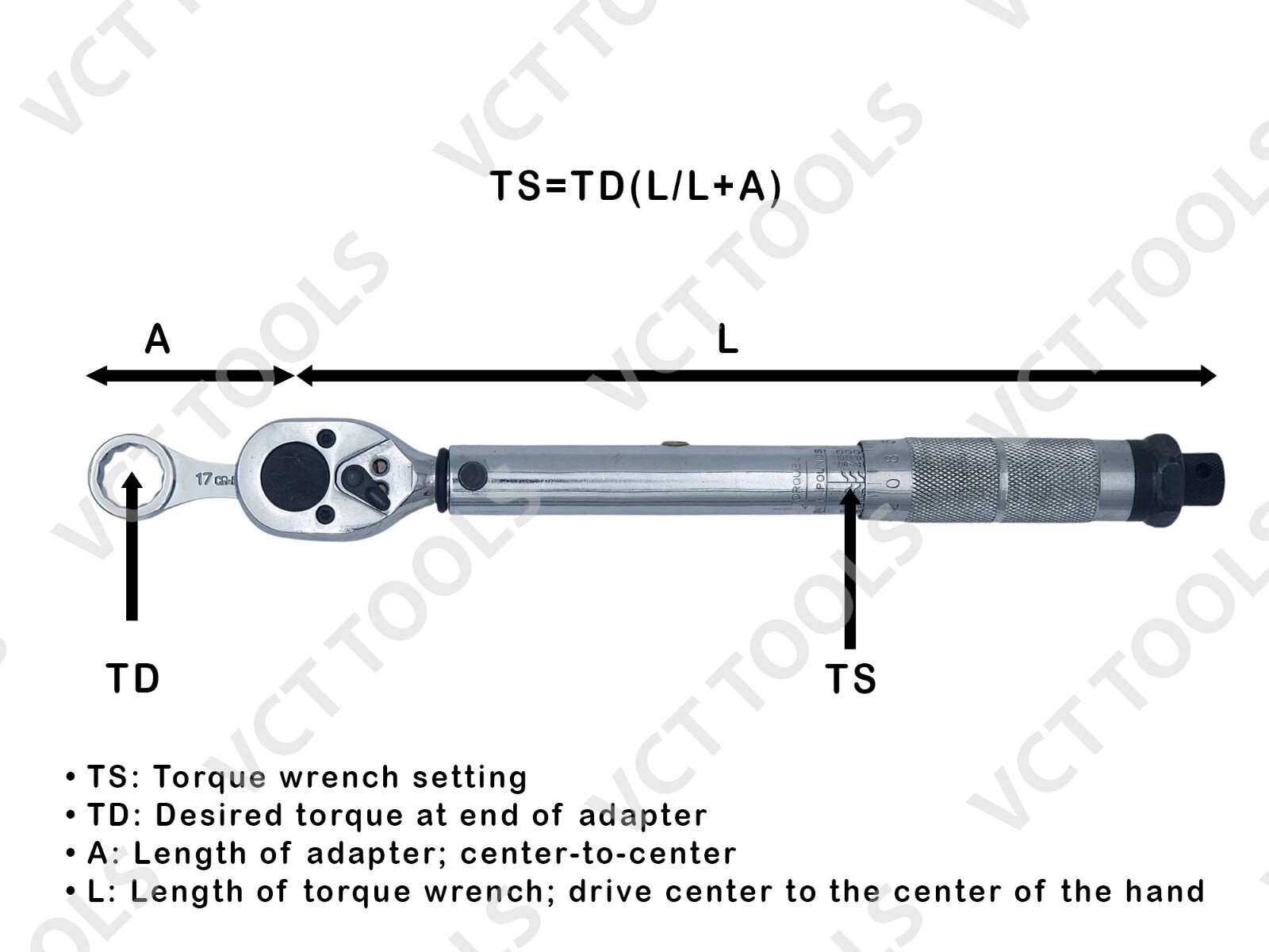 VCT 12Pc Metric 12-Point Box End Torque Adapter Extension Set, 3/8″ Dr. 10-19mm