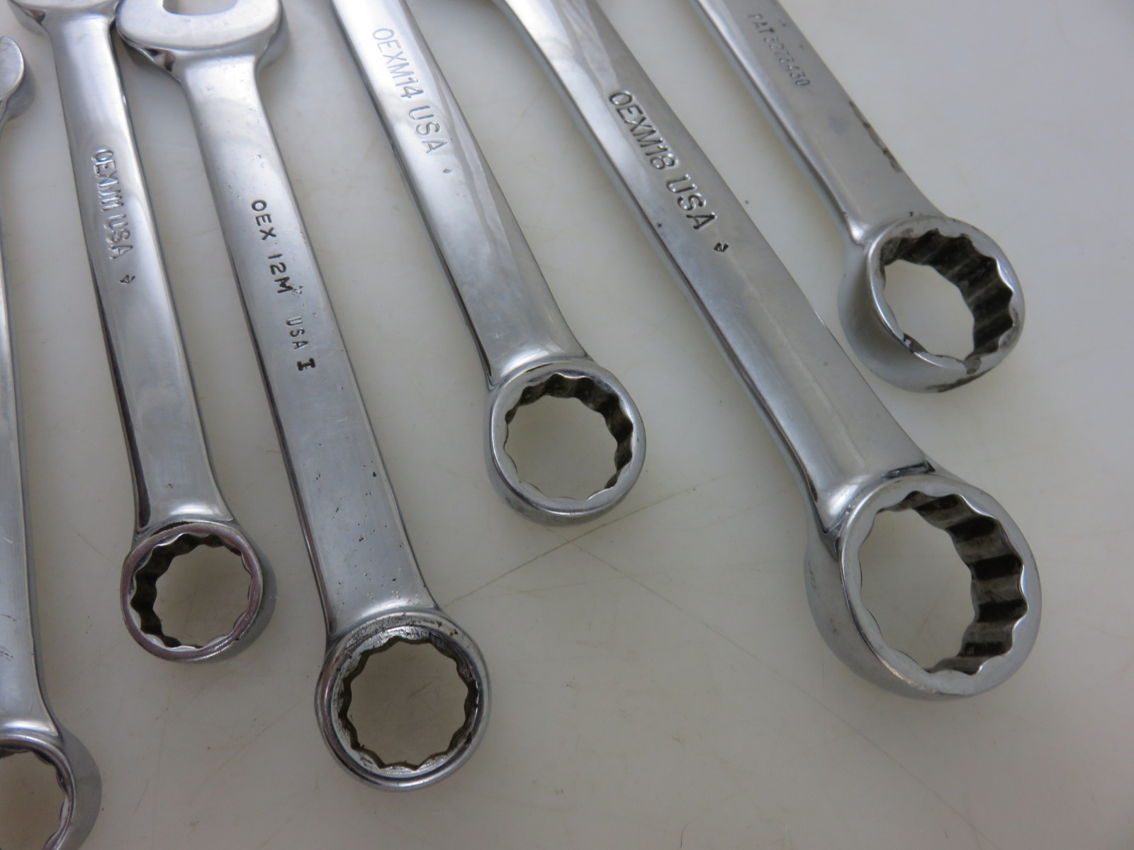 Snap-On OEXM SHORT Metric Combination Wrench 9mm-18mm 7pc Set Made In USA
