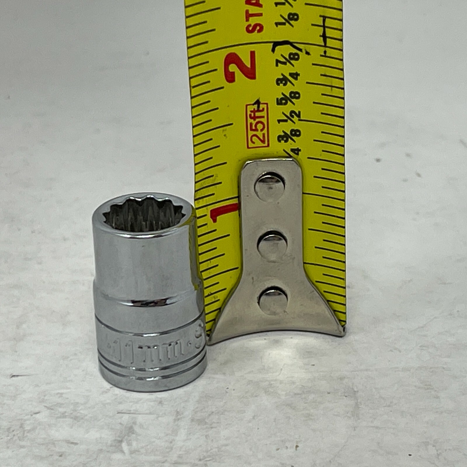 SK Hand Tools 3/8″ Drive 11mm 12 point Standard Metric Chrome Socket Made in USA