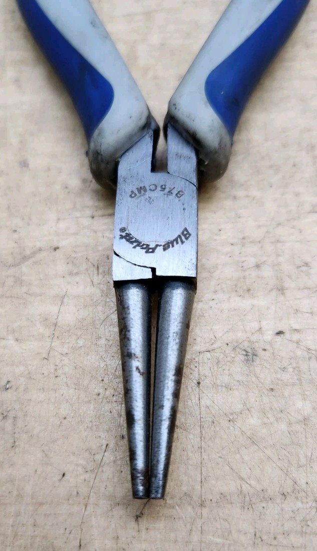 Blue Point Tools B75CMP – 5″ Long Soft Grip Miniature Round Nose Pliers