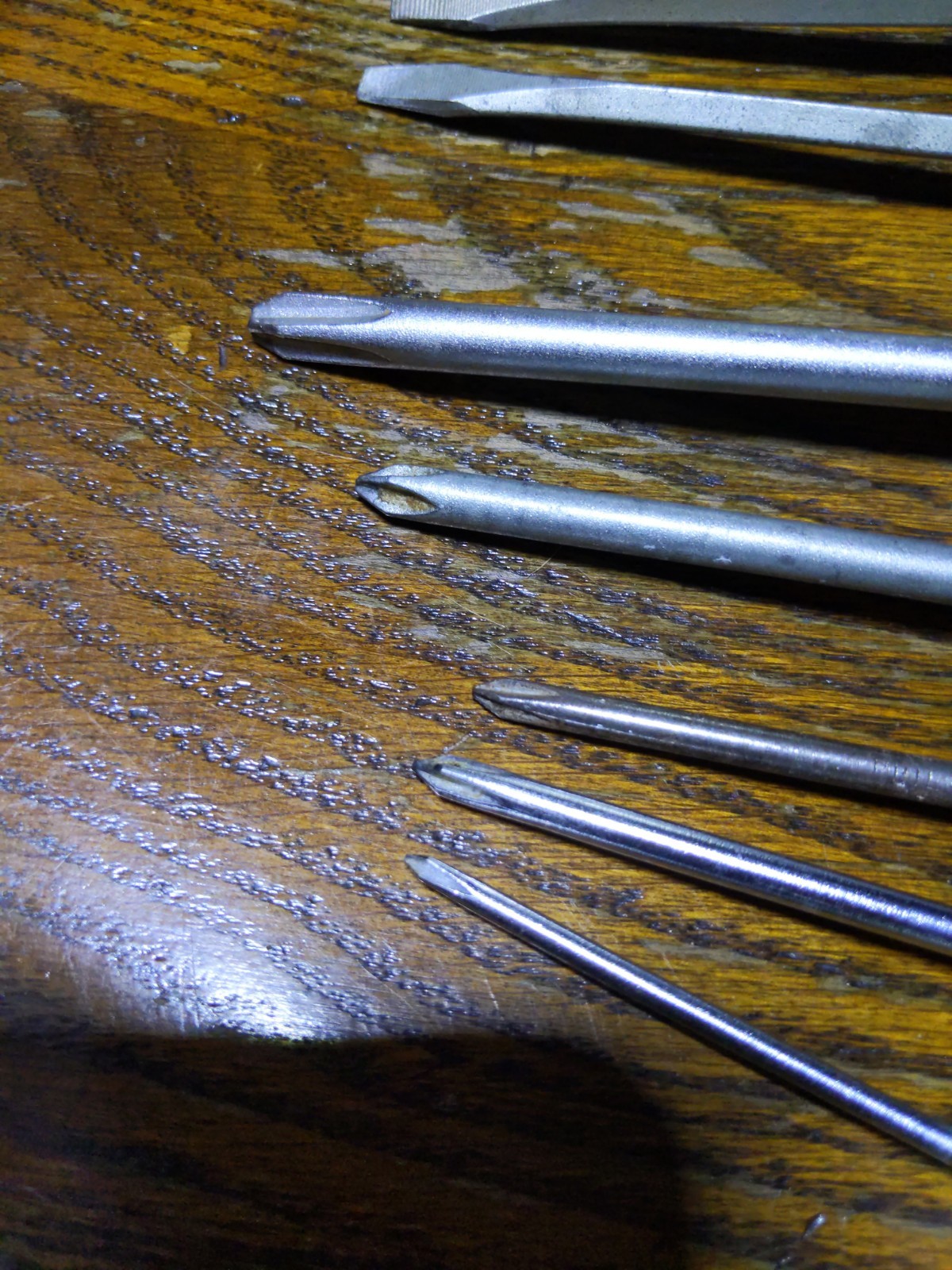 VTG CRAFTSMAN 9 PC SCREWDRIVER SET LOT Standard & PHILLIPS VARIOUS SIZES USA