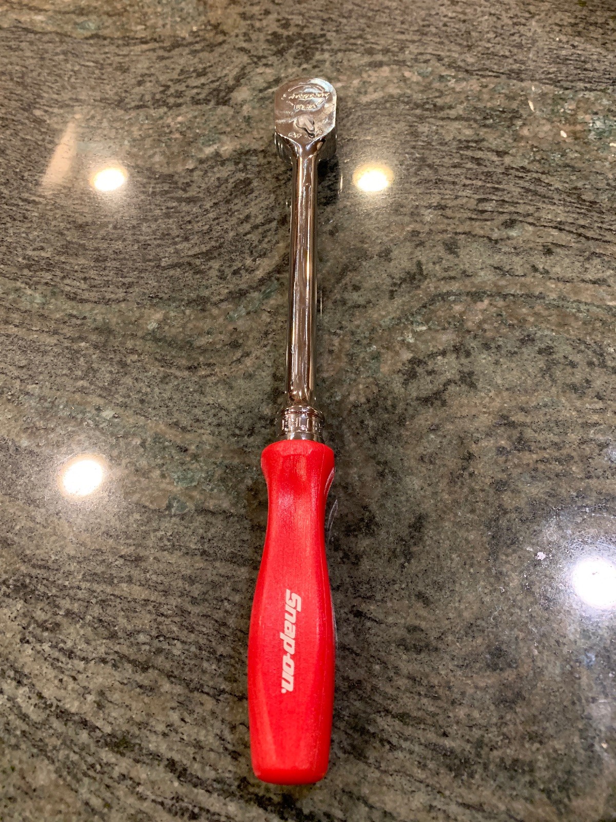 Snap On fhld80 3/8 drive red long hard handle ratchet