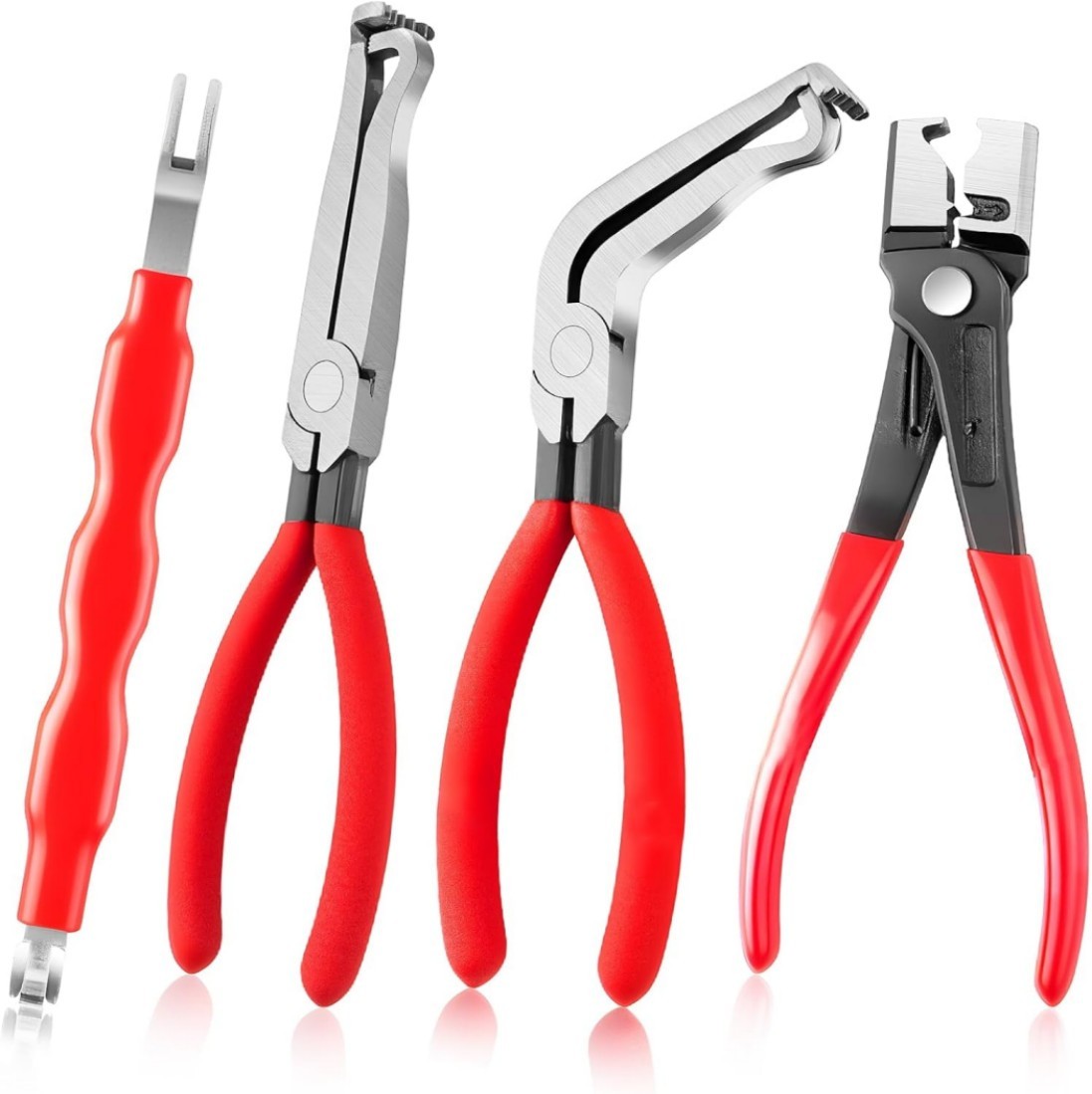 4Pc Electrical Disconnect Pliers For Car Connector Separator Automotive Tool***