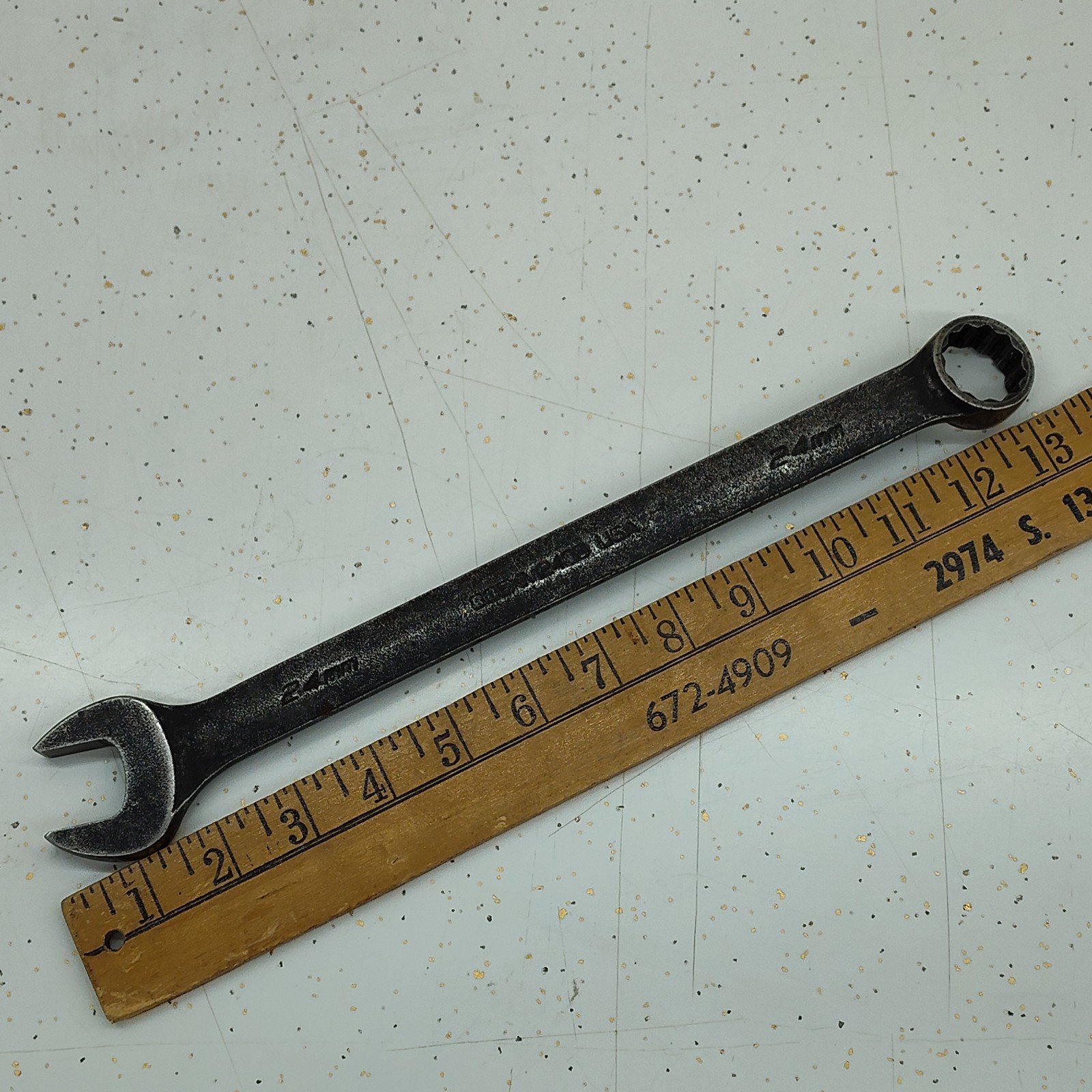Snap on 24mm Combination Wrench GOEXM240B Industrial Finish