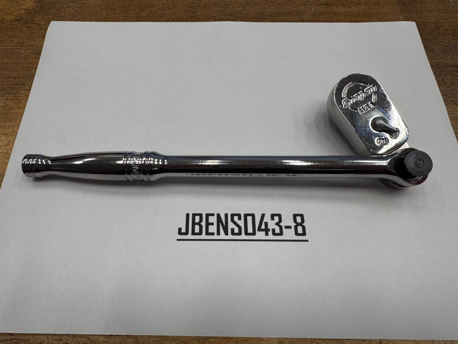 Snap-on Tools USA NEW 3/8″ Drive Chrome Multi-Position Head Ratchet F80MP