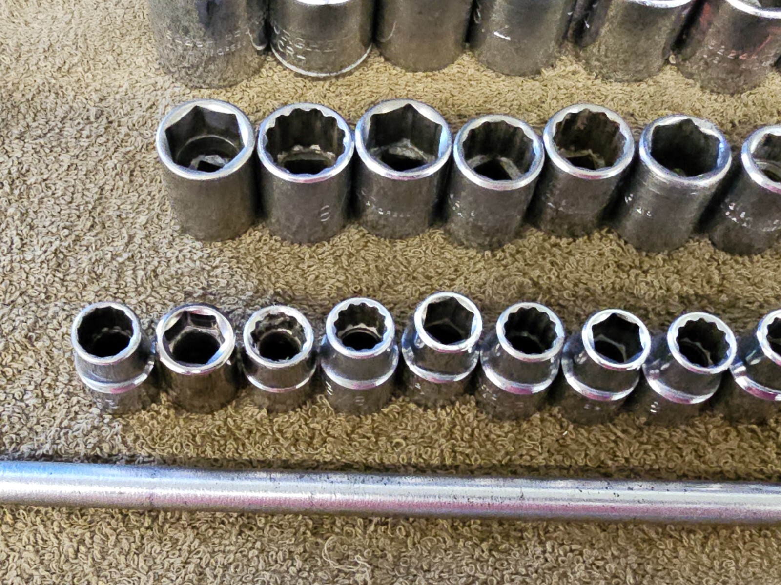29 Proto Professional Sae Deep Well Socket Ratchet Set 3/8″ Drive 7/8 5/8 1/2″
