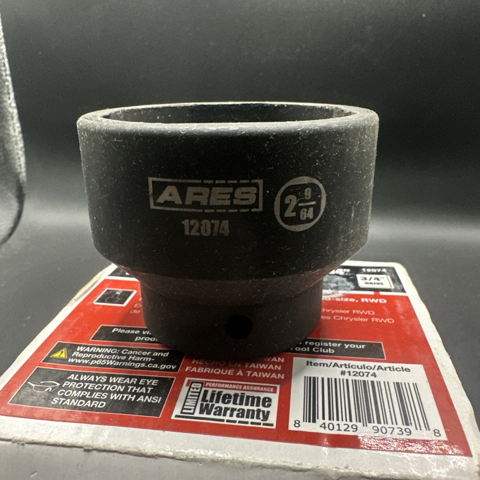 ARES 12074 (2-9/64″) Ball Joint Socket Compatible With Chrysler 3/4-Inch
