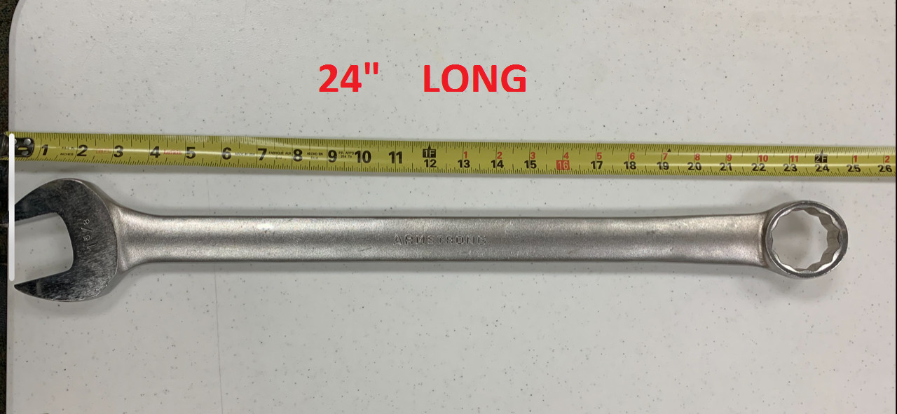 ARMSTRONG 25-252 1-5/8″ 12-POINT LONG COMBINATION WRENCH 24″ LENGTH 25252