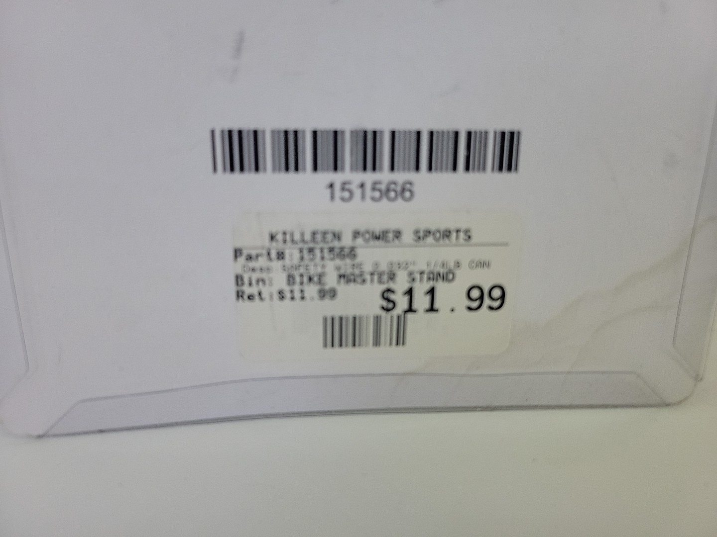BikeMaster Safety Wire 0.032 1/4lb Reel Part # 15-1566.