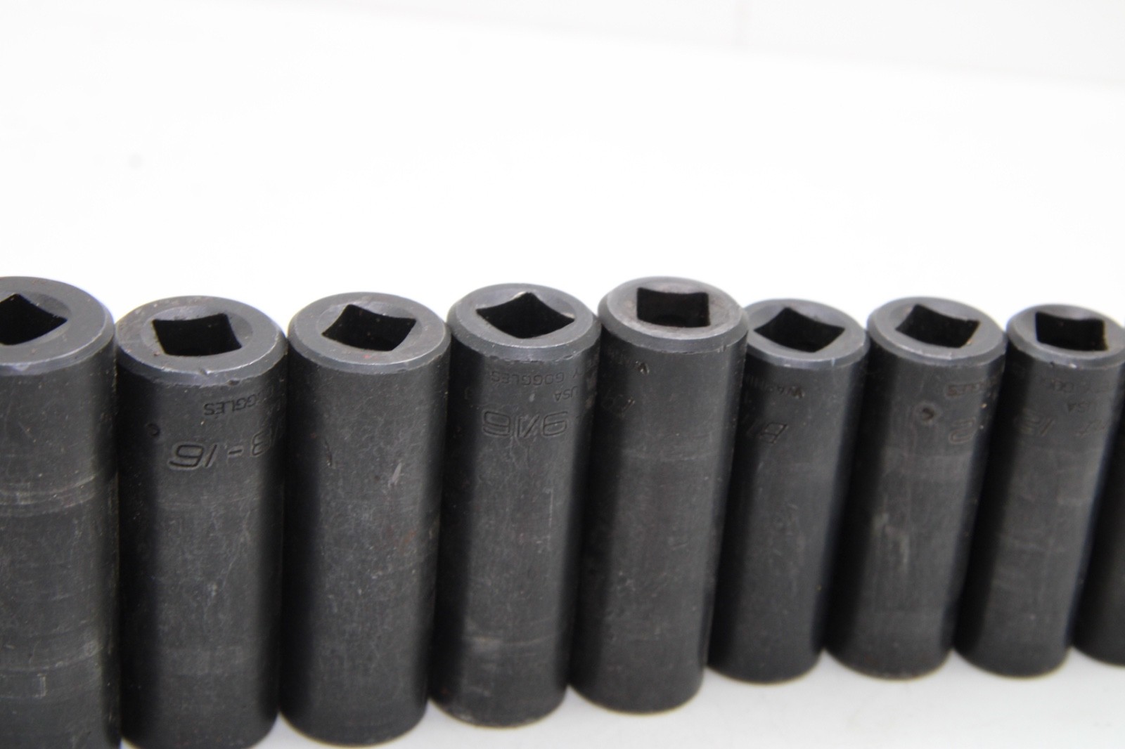 Blue-Point 213TSFSYA 10-17mm 3/8″ Drive DEEP Metric/SAE Twist Impact Socket Set