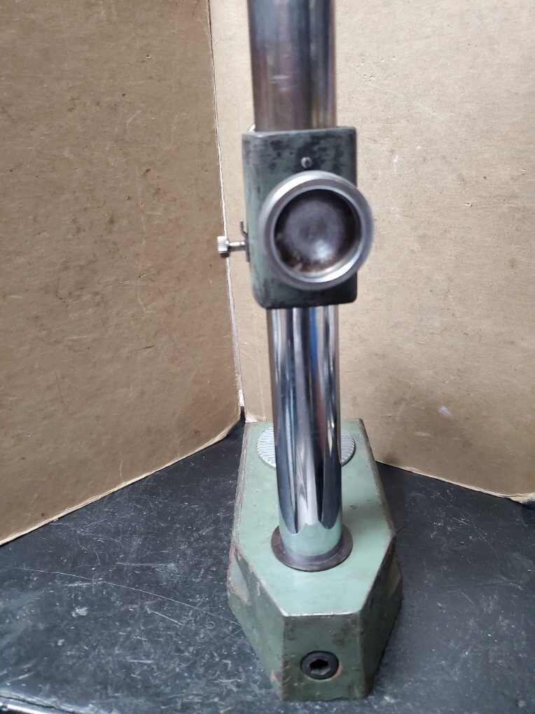 Mitutoyo Check Stand 519-109 Serrated Anvil, old style, works well ugly paint