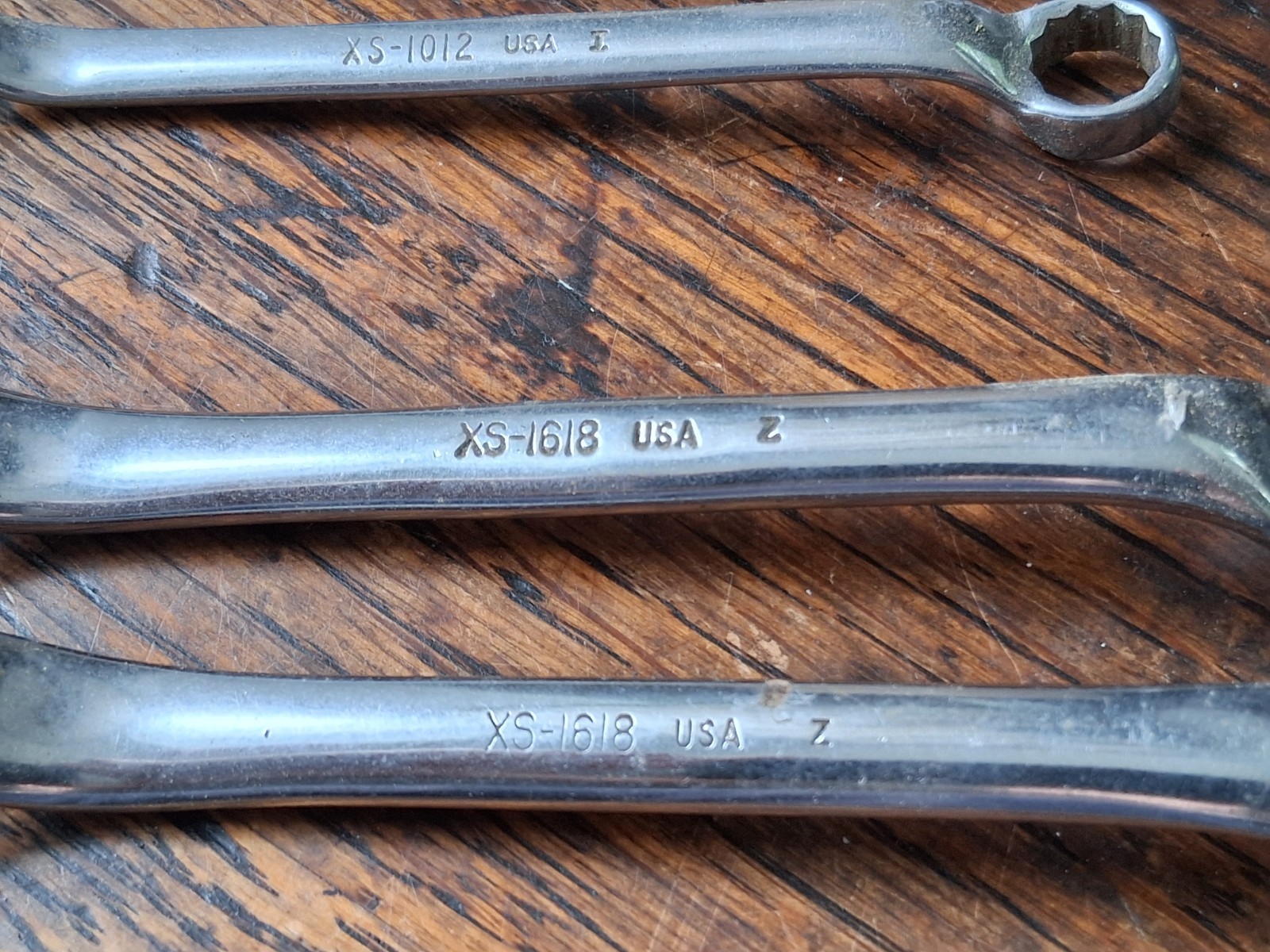 Snap – On Deep Offset Box End Wrench 5 Pieces SAE (2) 1/2-9/16 & (3) 5/16-3/8