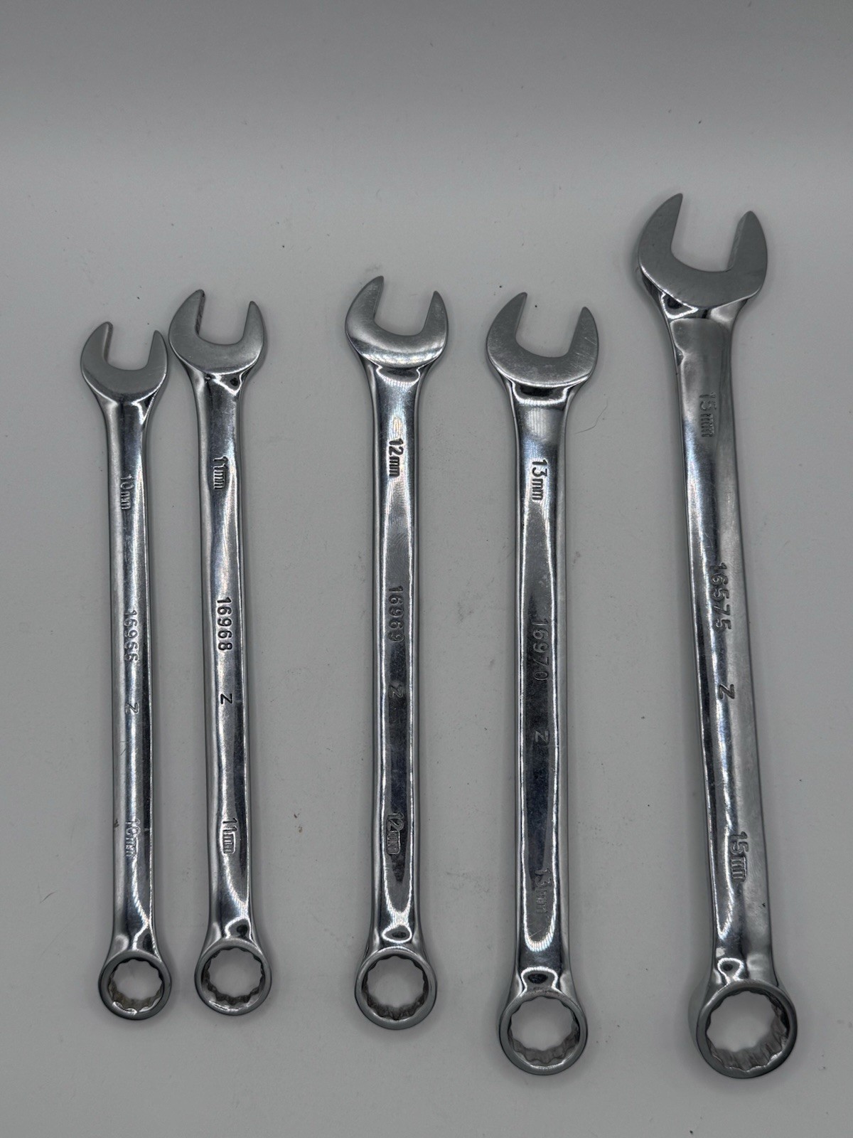 Craftsman Evolv Metric Combination Wrench Lot 10 11 12 13 15mm 5 Pc Set