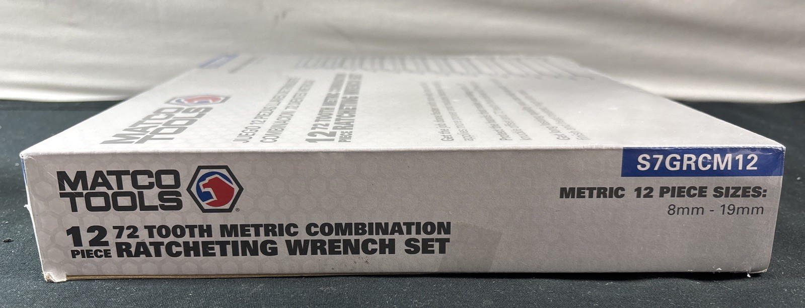 Matco Tools 12 Metric 72 Tooth Combo Ratcheting Wrench Set S7GRCM12 NEW Sealed