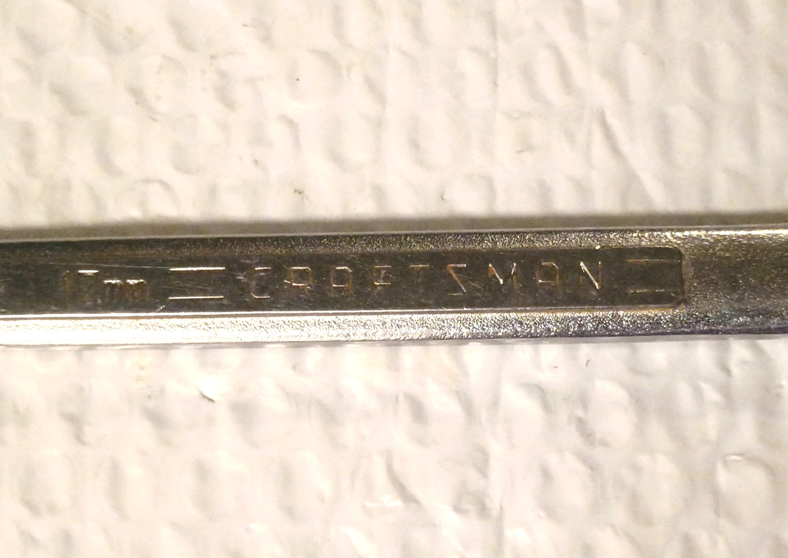 CRAFTSMAN TOOLS 17MM. COMBINATION WRENCH, 8.6″ LONG, 12 POINT *JAPAN MADE*