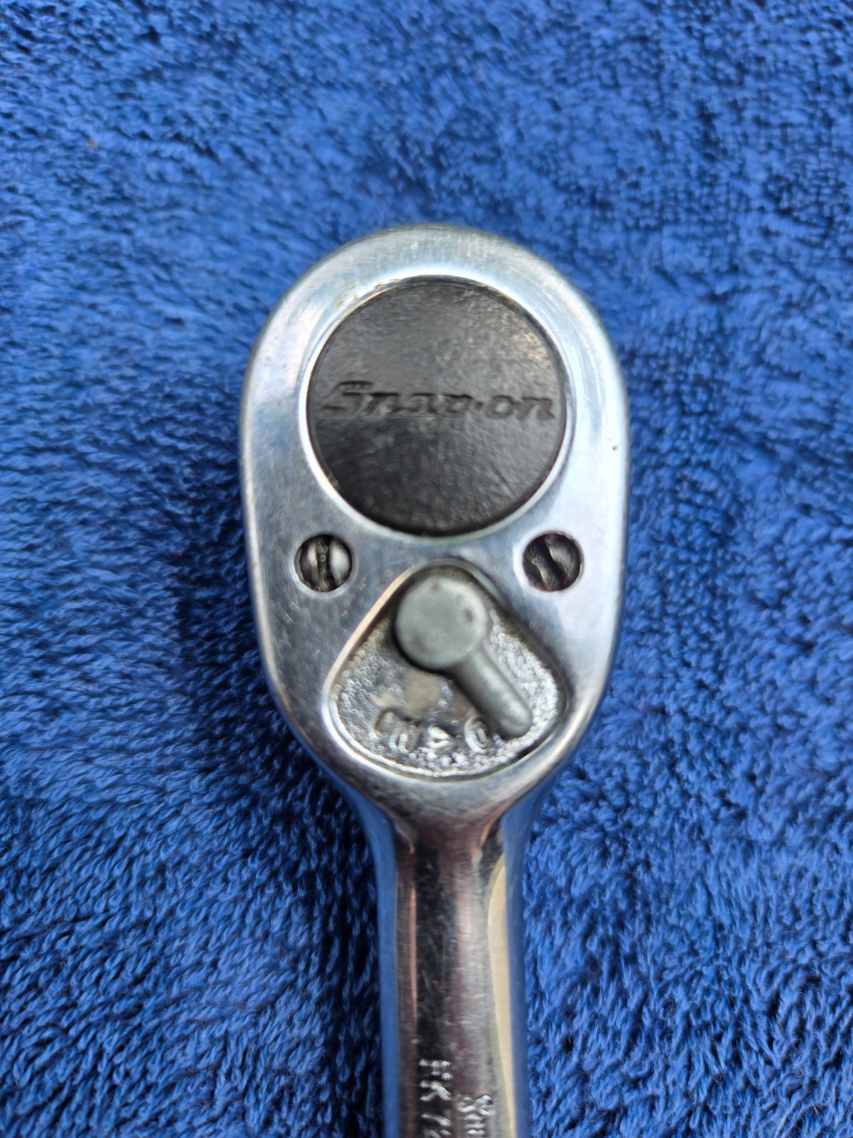 Snap-On FK720, 3/8″ Drive Stubby Handle Ratchet 4″ long USA vintage