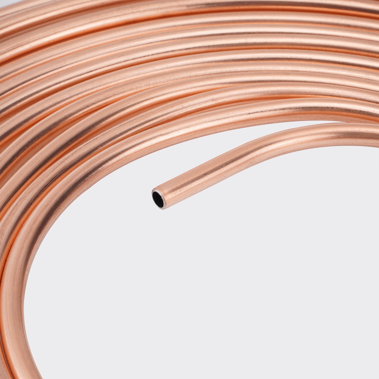 Brake Line Pipe Repair Kit 25ft 1/4 Copper Pipe Flaring Tool w/ 20 Nuts Fittings