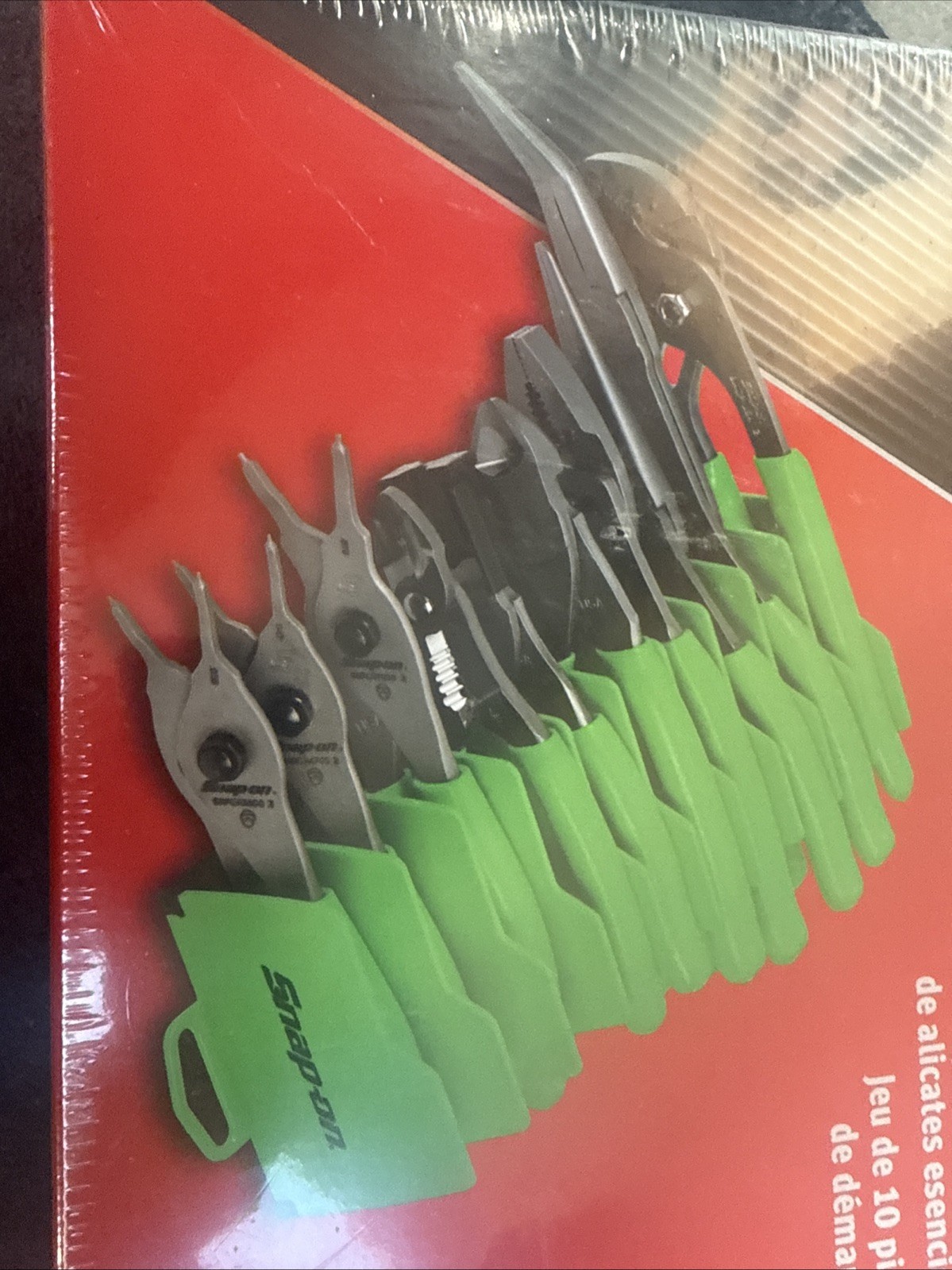 For SNAP ON PL1000START G 10pc Pliers Starter Set Needle Nose Cutters Crimper