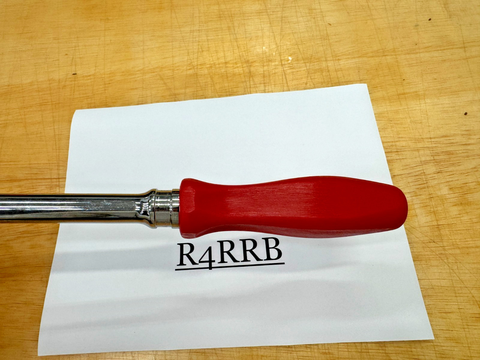Snap-on Tools USA NOS RED 1/2″ Drive Hard Grip Handle Breaker Bar SHBBD24R RARE