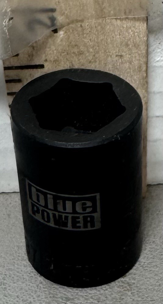 Blue Power by Cornwell CBP137M 16MM 1/2”drive 6 point impact socket