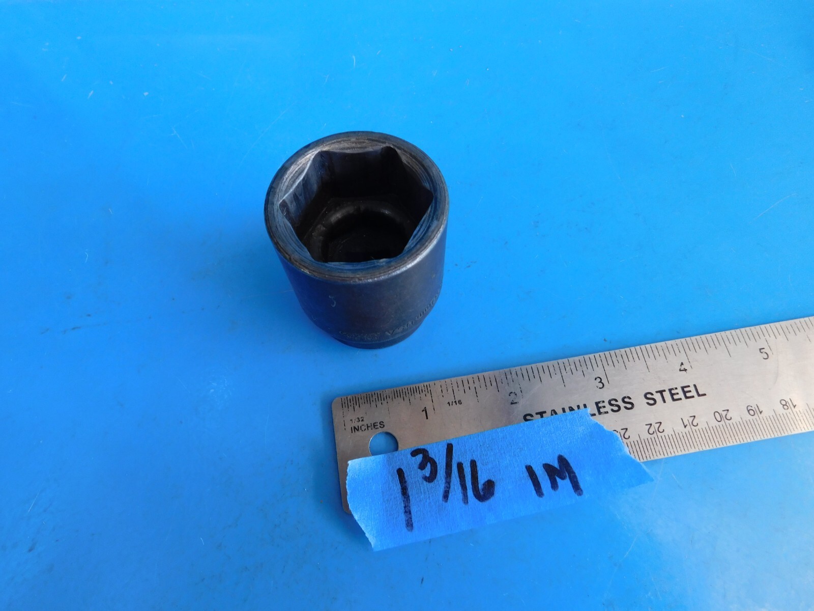 USED, SNAP ON » 1-3/16 IN. » SHORT IMPACT SOCKET » 1/2 IN. DR.»PART #IM380