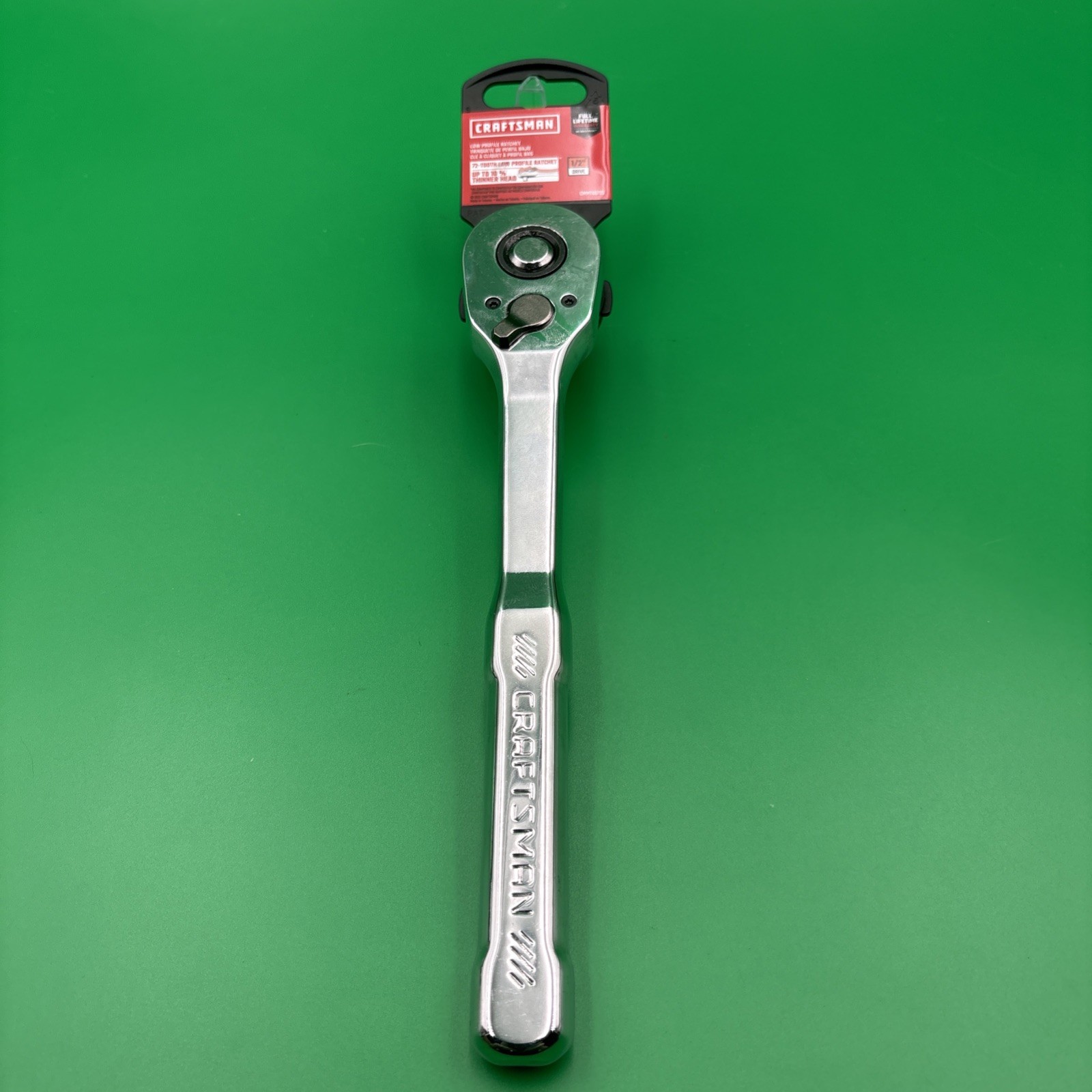 Craftsman CMMT86723 1/2″ Dr Chrome 72 Tooth Quick Release Ratchet New