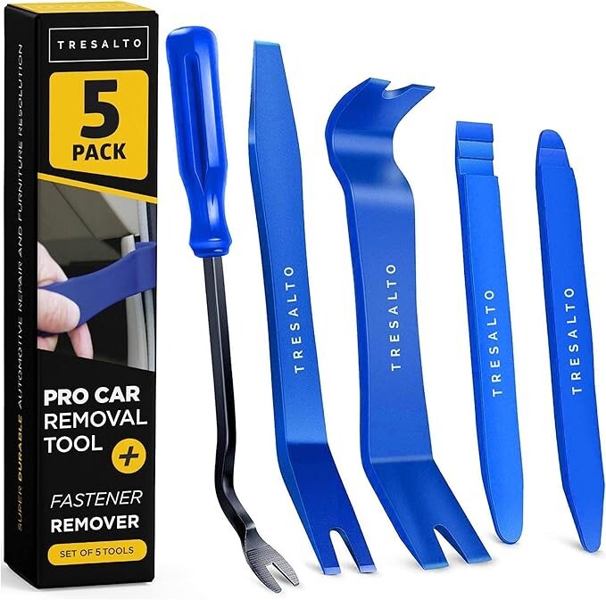 Tresalto Auto Trim Removal Tool Set – 5pcs No Scratch Plastic Pry Tool Kit – …