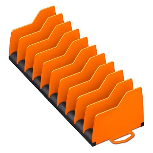 Ernst 5502 No-Slip 10 Tool Plier Organizer – Orange