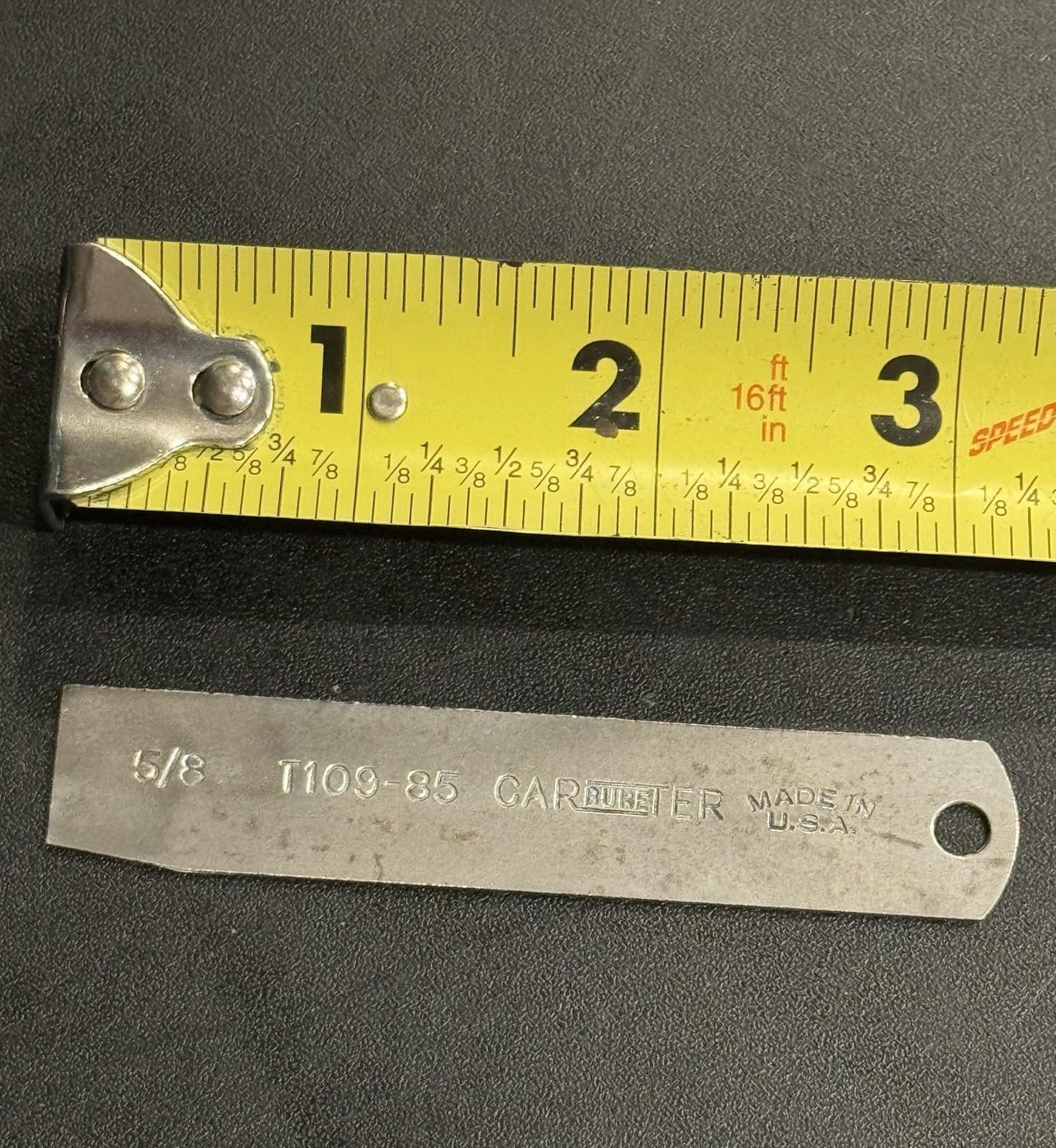 Carter Carbureter T-109-85 Float and unloader gauge (5/8 inch)