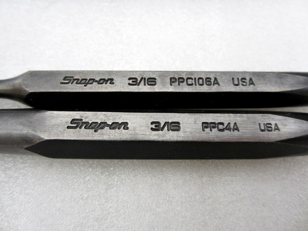 Snap-on 9pc Punch Set Center Pin Tapered PPC USA