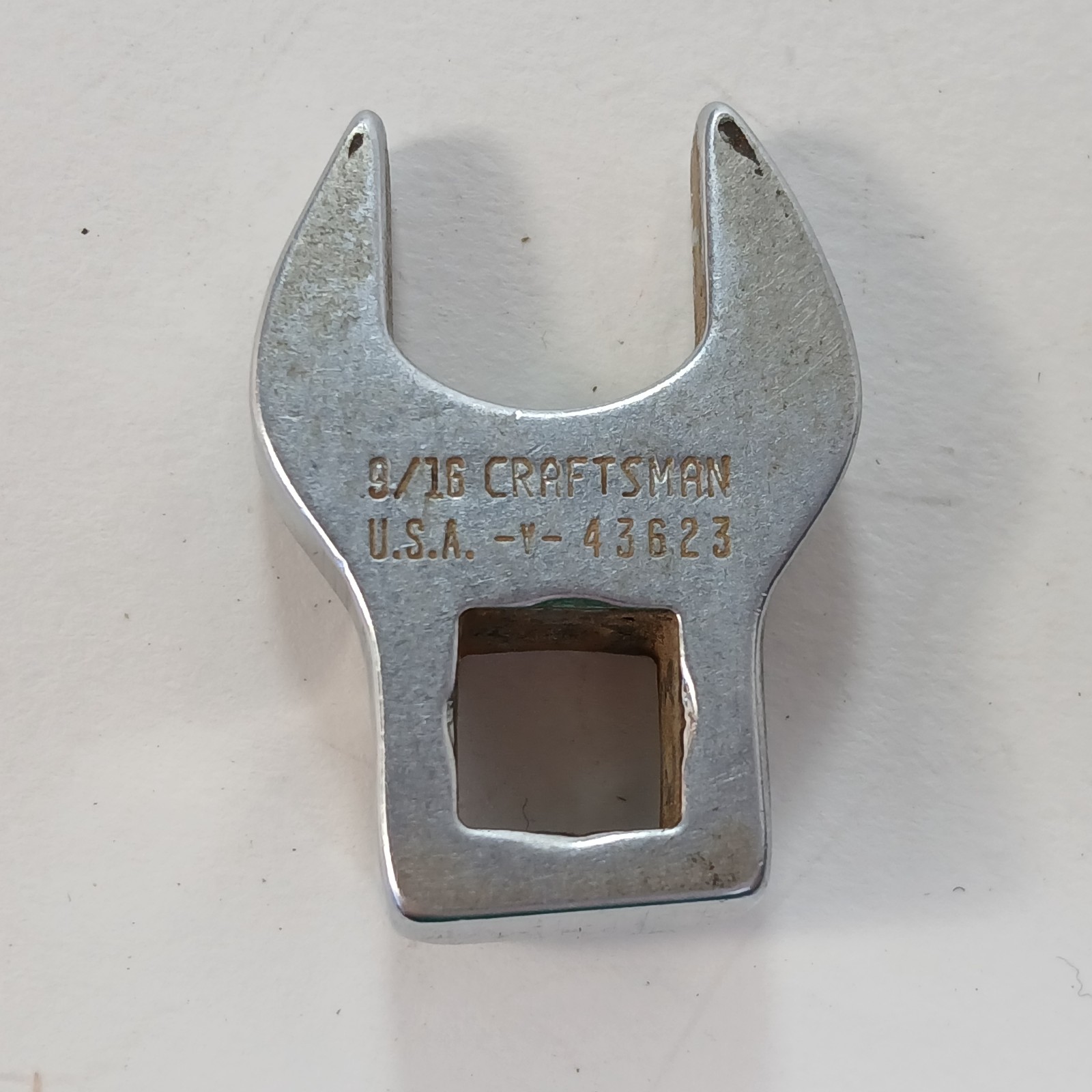 Craftsman Crowfoot Wrench 9/16″ 43623 3/8″ Drive Series -V- USA