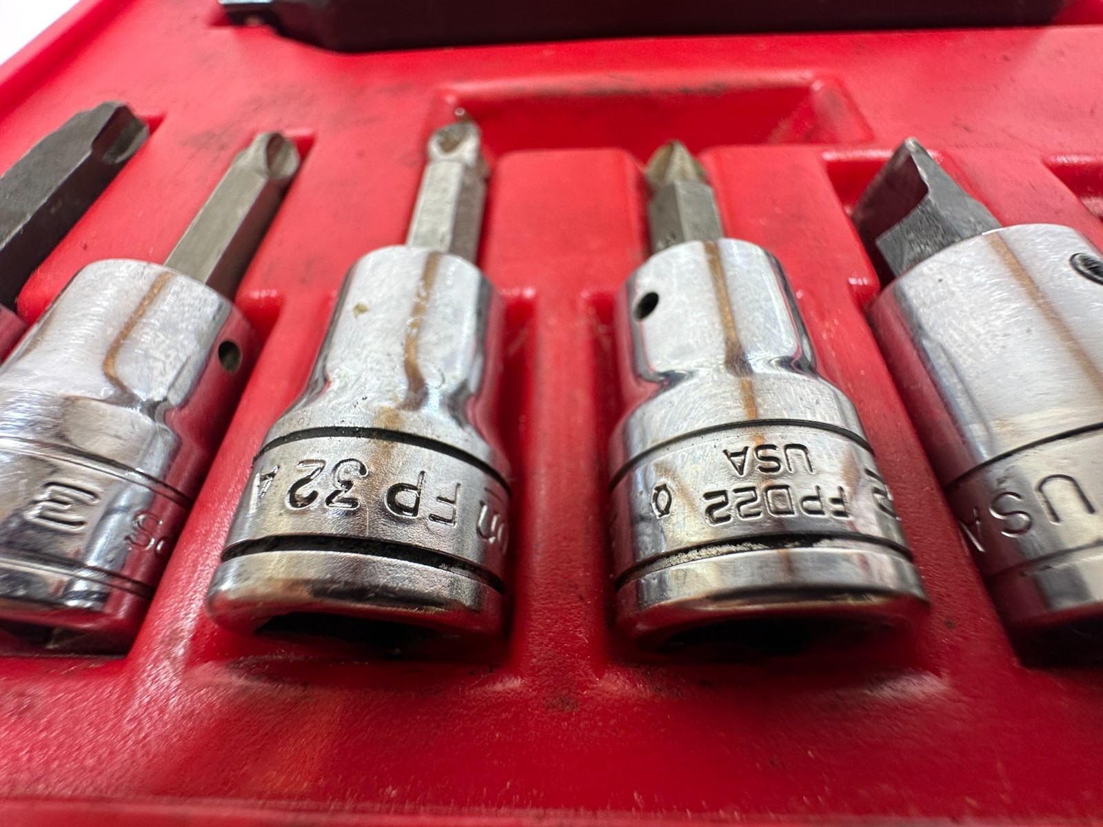 🇺🇸 Snap On Tools USA 208EPIT 8pc 3/8″ Drive Hand Impact Driver Set w/ Case