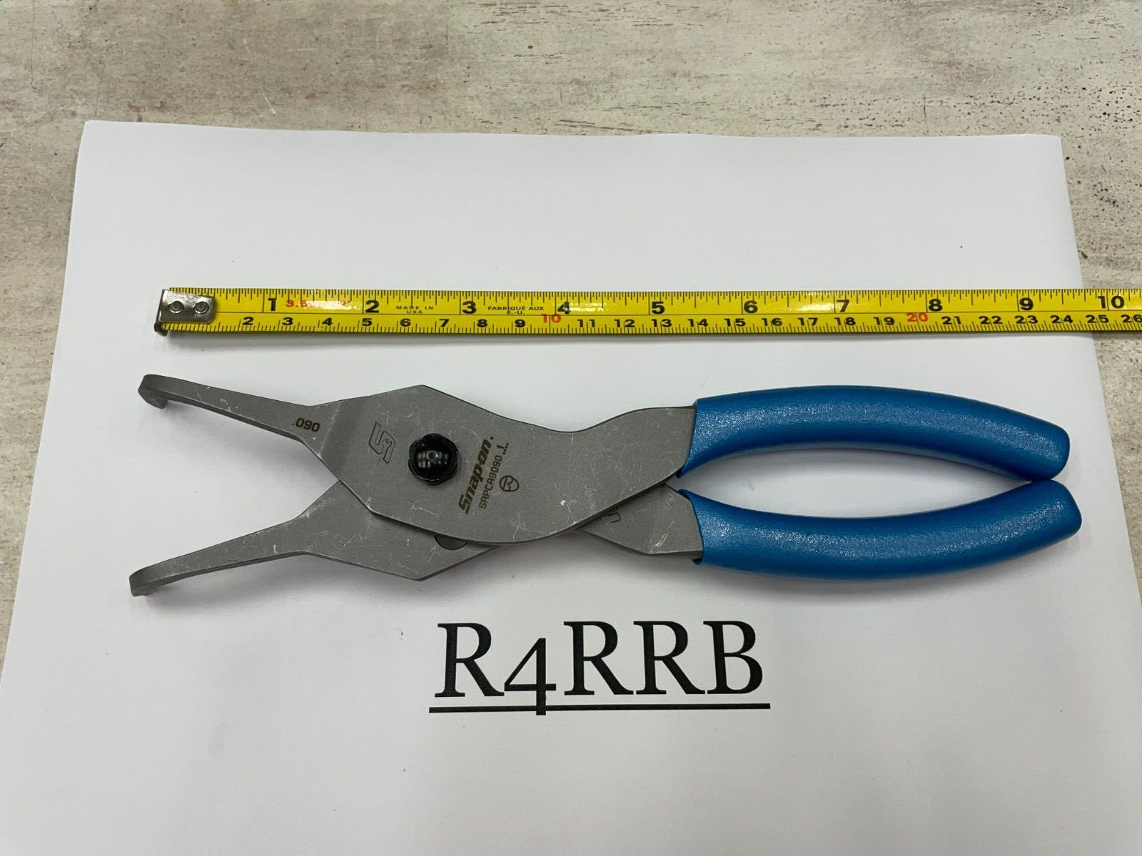 Snap-on Tools USA NEW 3pc PEARL BLUE Soft Grip .090 Tip Snap Ring Pliers Lot Set