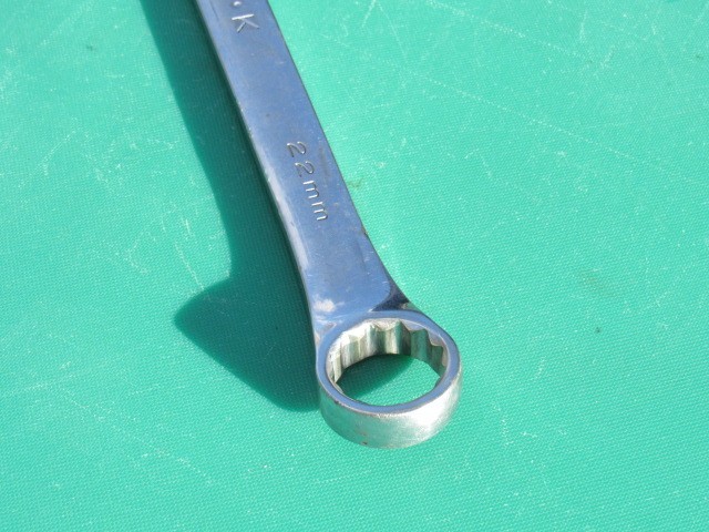 S-K 22MM 88322 22MM OPEN END 12 POINT BOX END COMBINAION WRENCH S K SK TOOLS