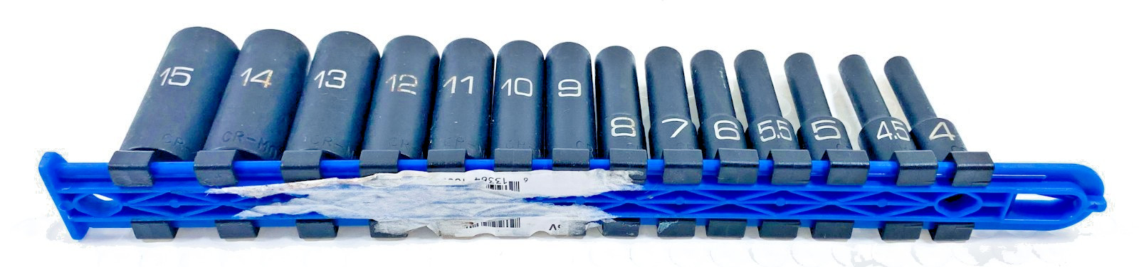 SADPM146V Matco 14 Piece Metric Impact Socket Set 1/4 Drive Deep Long W/ Tray