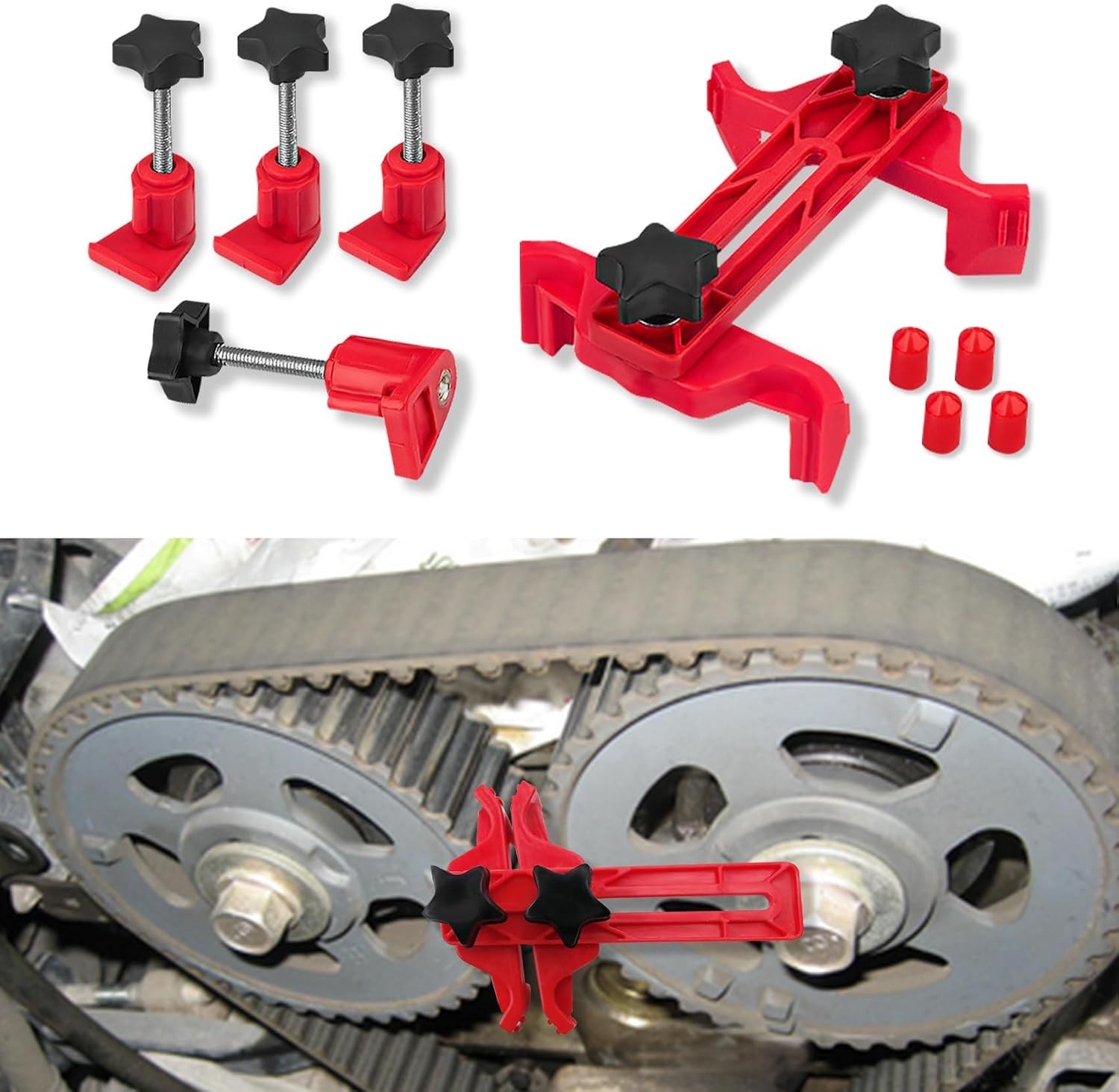 Car Engine Camshaft Timing Tool Kit for Most Vehicles