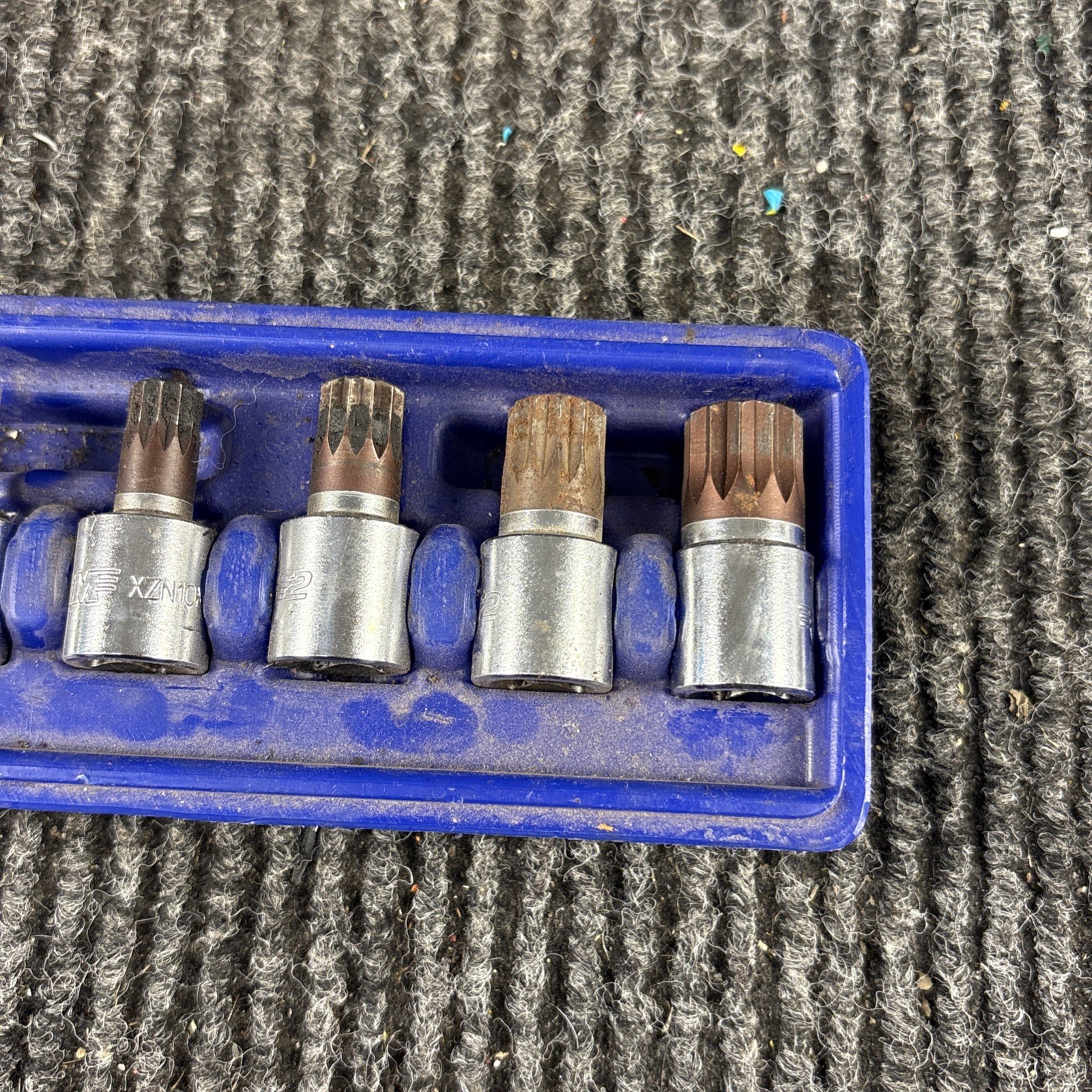 VIM Tools XZN100 8-Piece Triple Square (XZN) Driver Set – 3/8″ Drive
